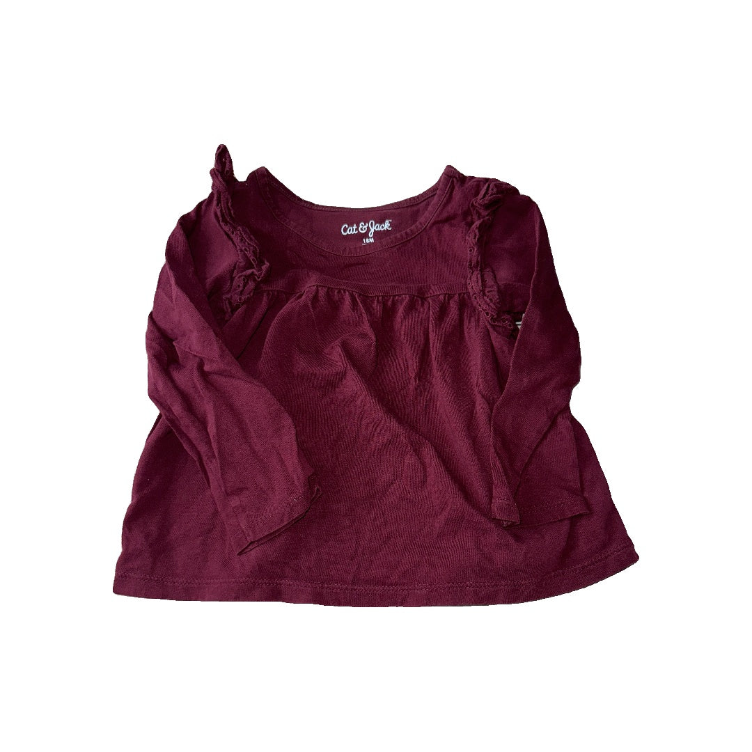 Cat & Jack Unisex Long Sleeve T-Shirt Size: 18 months