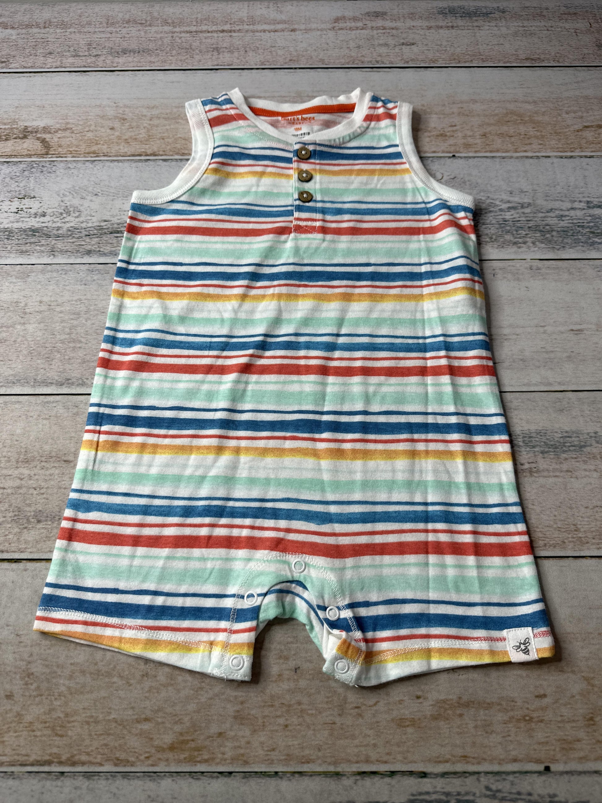 Burt's Bees Unisex Romper Size: 18 months