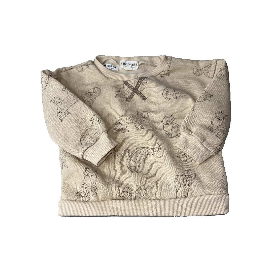 Rabbit Bear Unisex Sweater Size: 18 months