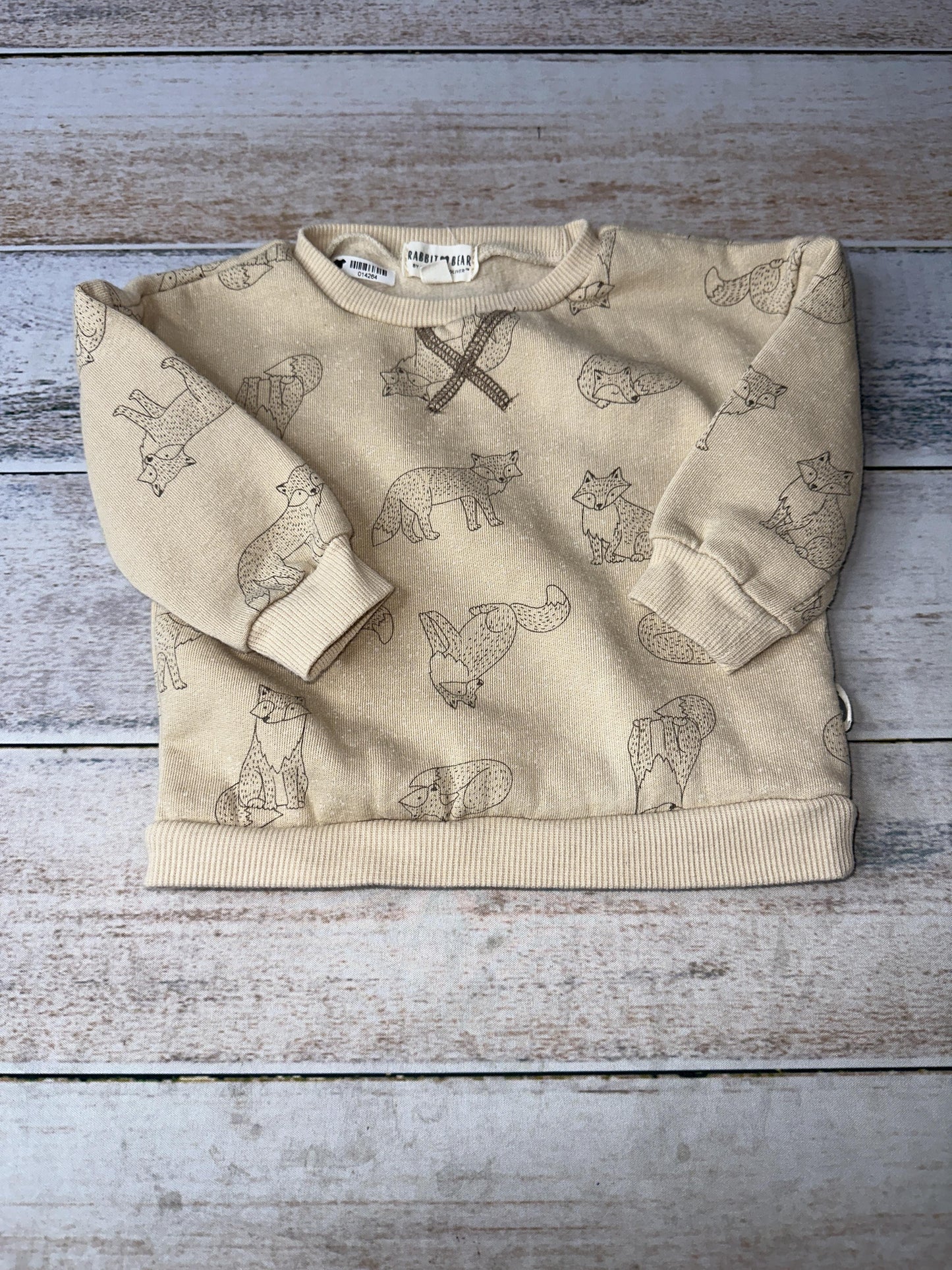 Rabbit Bear Unisex Sweater Size: 18 months