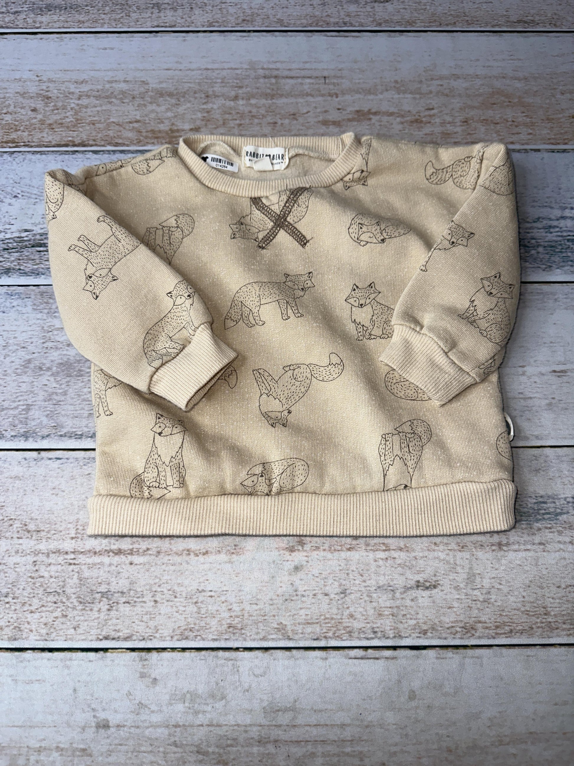 Rabbit Bear Unisex Sweater Size: 18 months