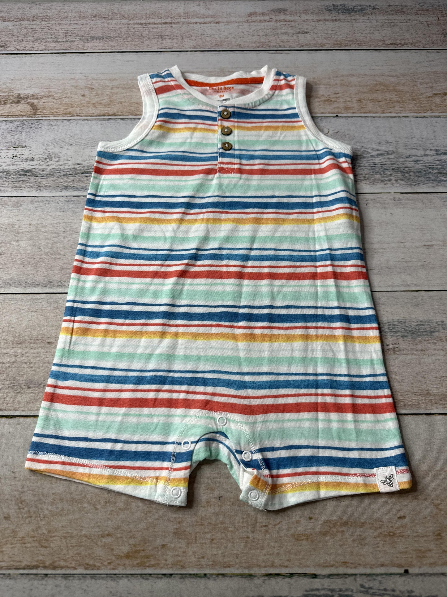 Burt's Bees Unisex Romper Size: 18 months