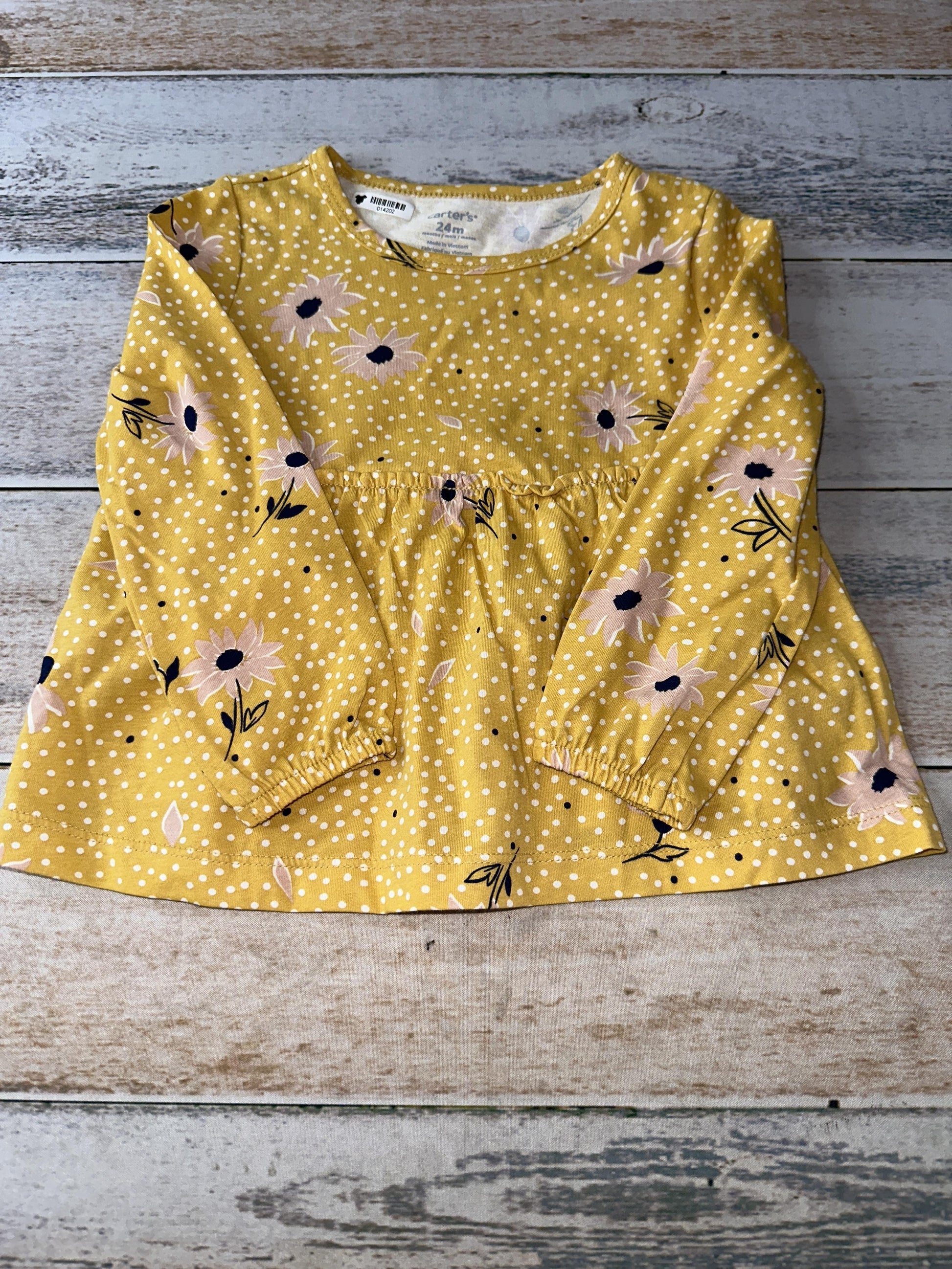 Carters Unisex Long Sleeve Shirt Size: 24 months