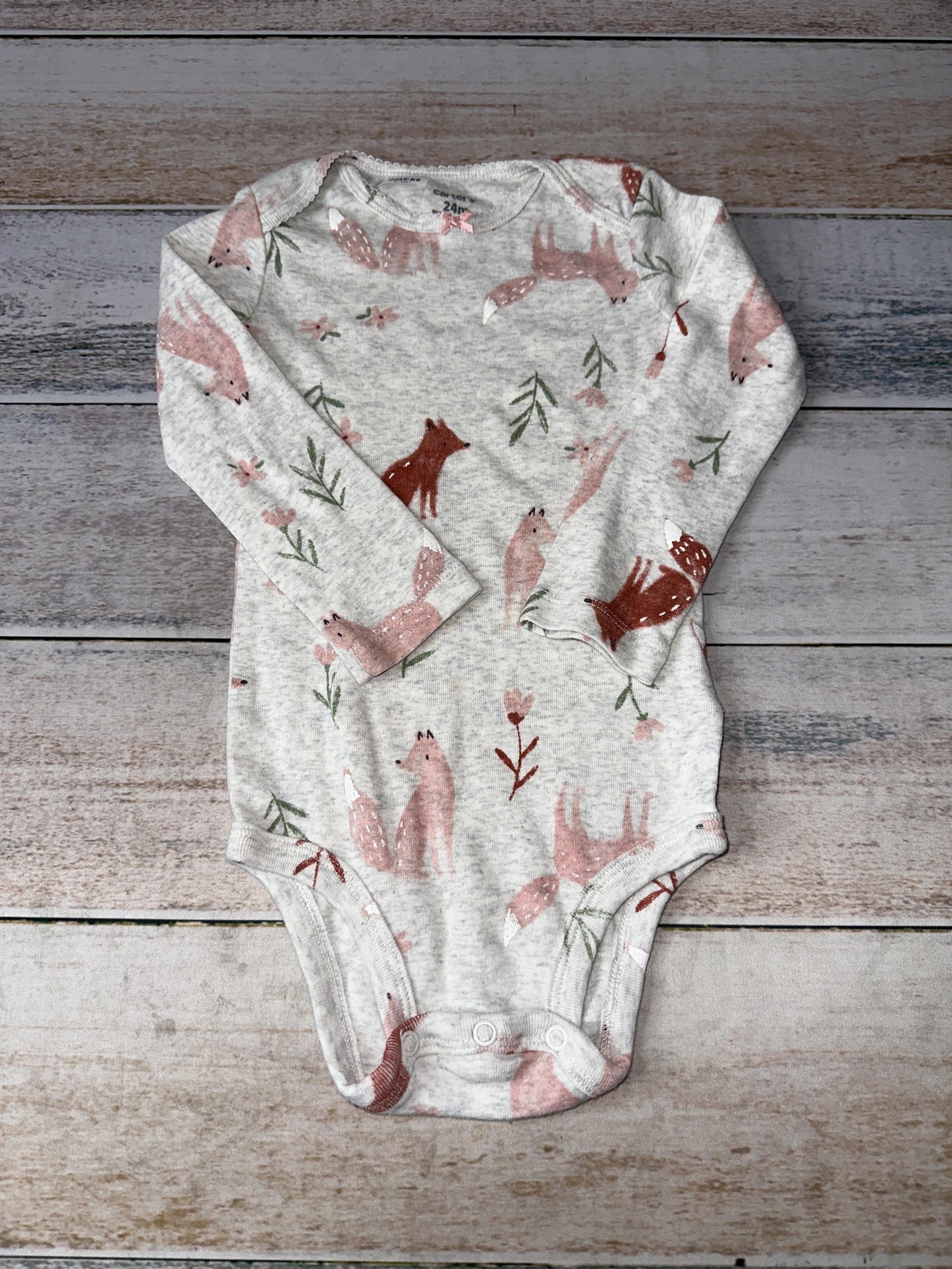 Carters Girls Onesie Size: 24 months