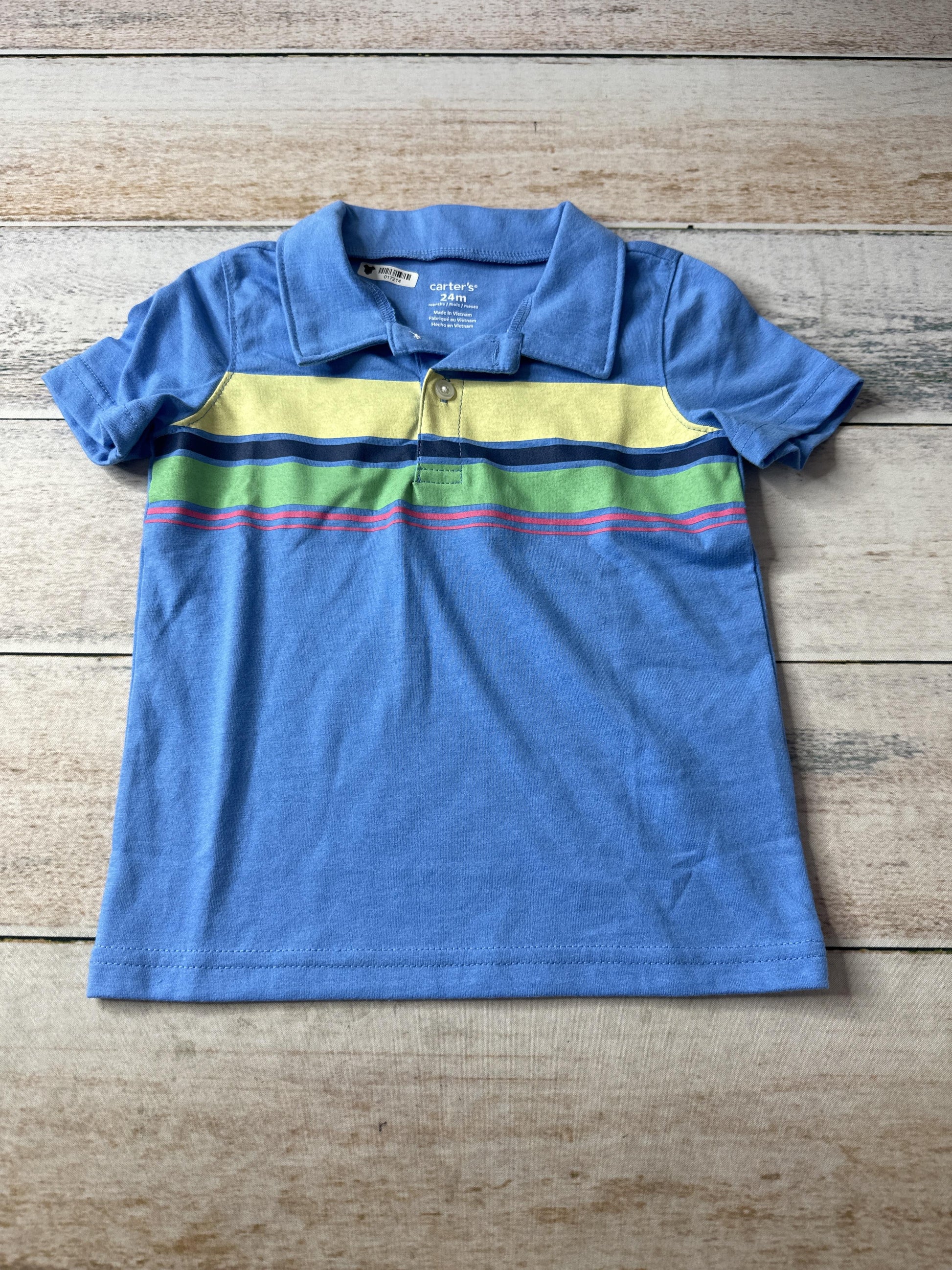 Carters Unisex Polo Shirt Size: 24 months