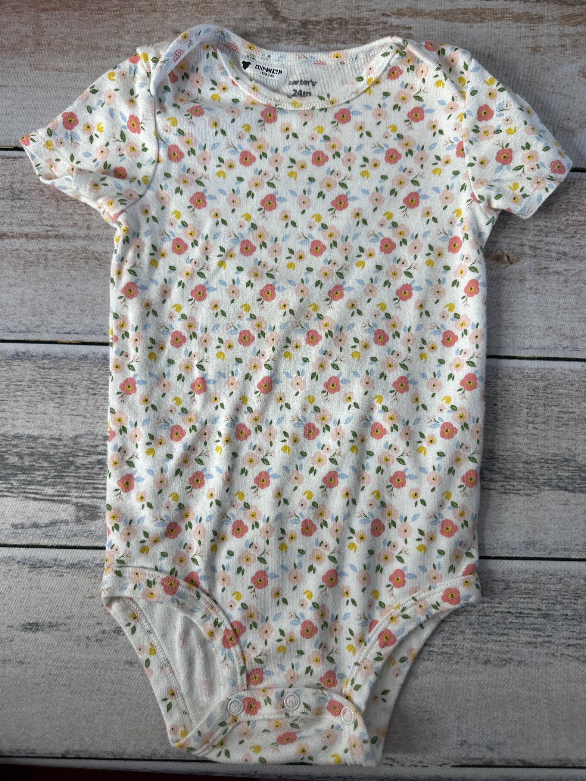 Unisex Button Down Short Sleeve Size: 24 months
