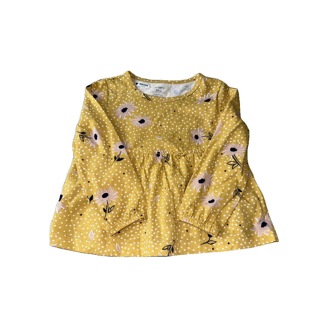Carters Unisex Long Sleeve Shirt Size: 24 months
