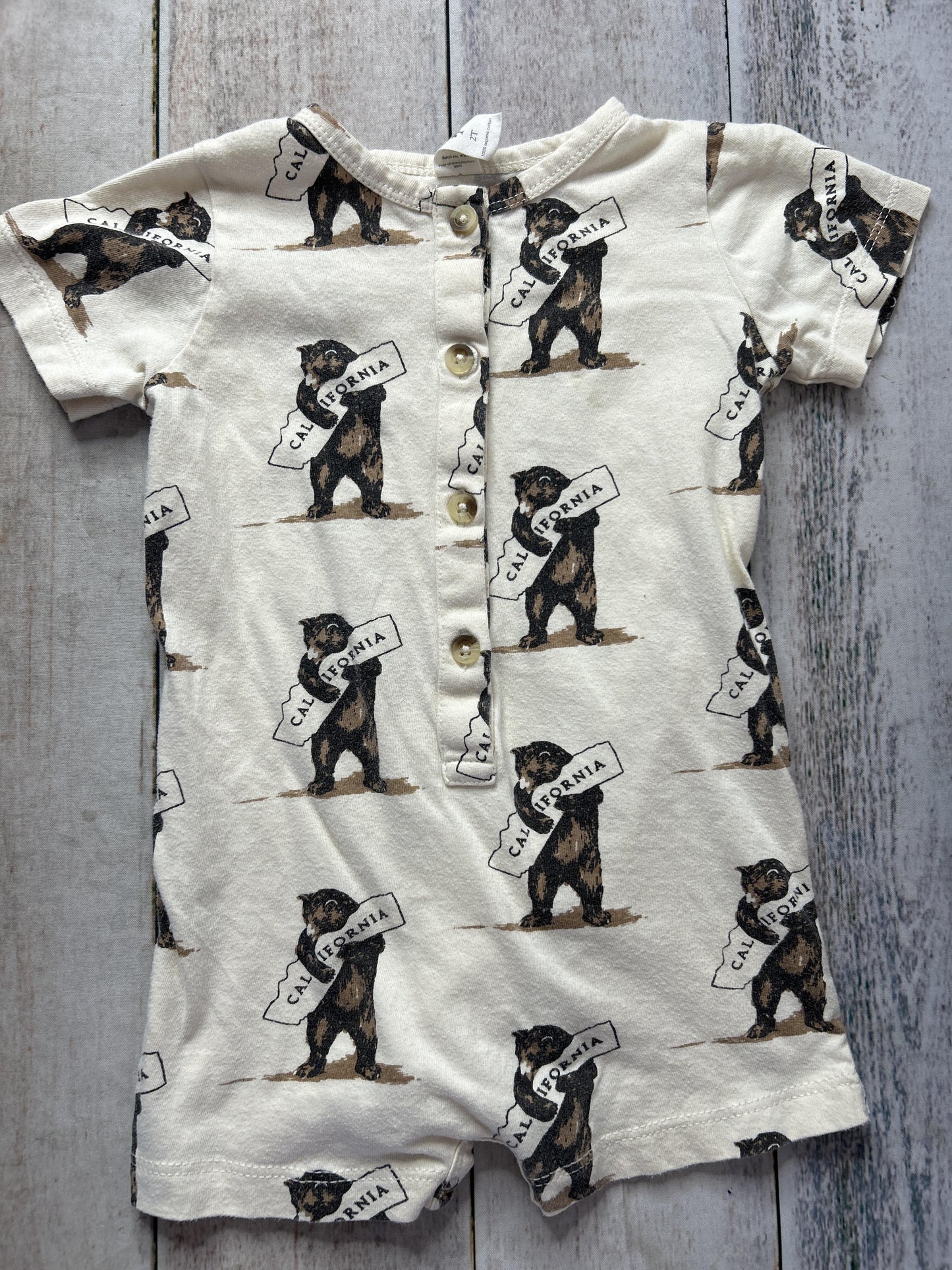 Unisex Onesie Size: 2T