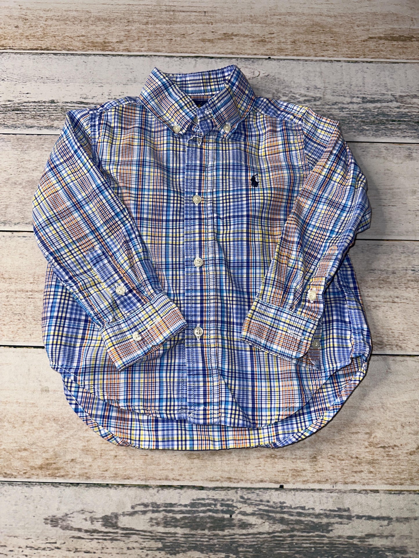 Ralph Lauren Unisex Button Down Short Sleeve Size: 2T