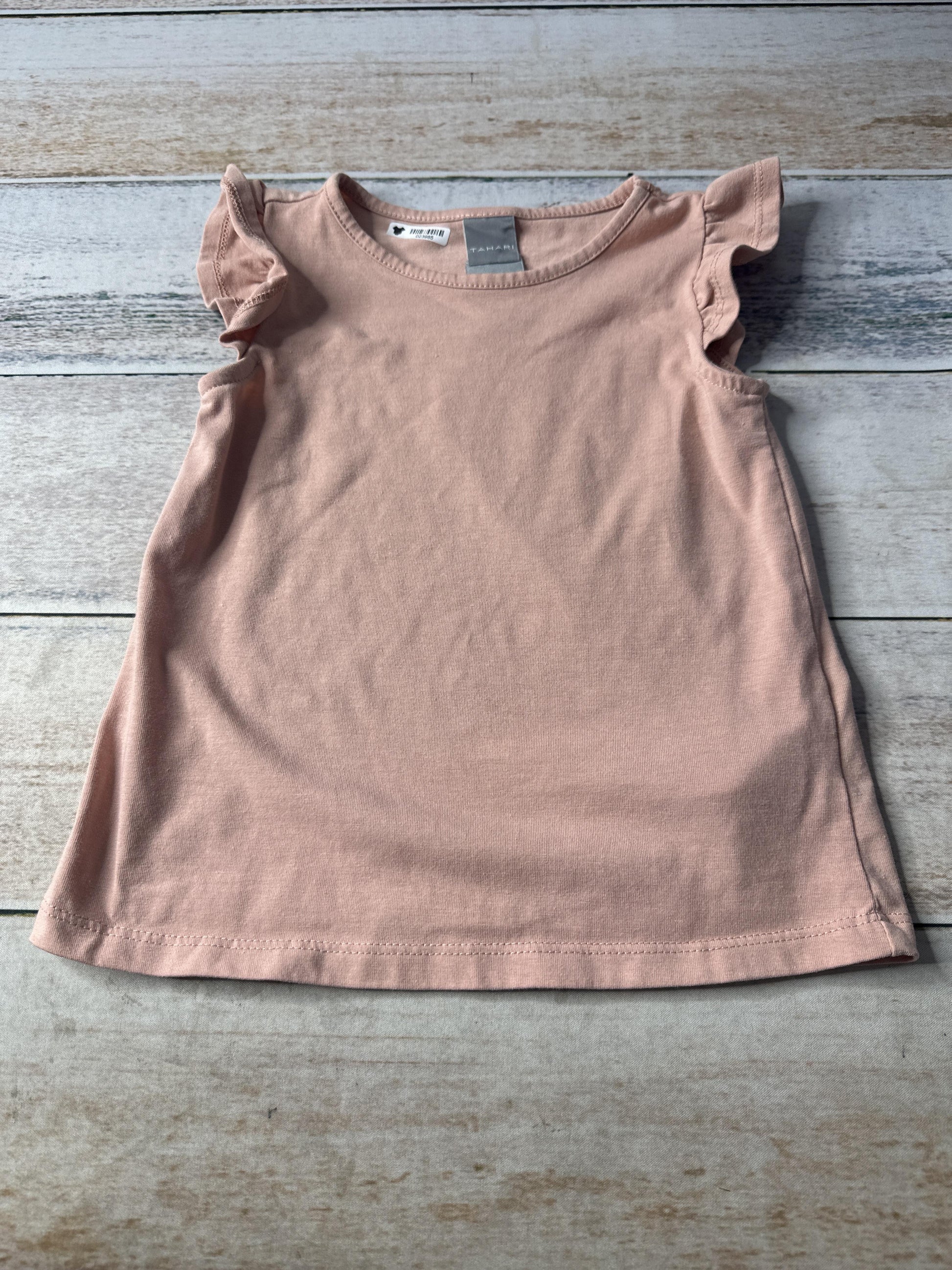 Tahari Unisex Button Down Short Sleeve Size: 2T