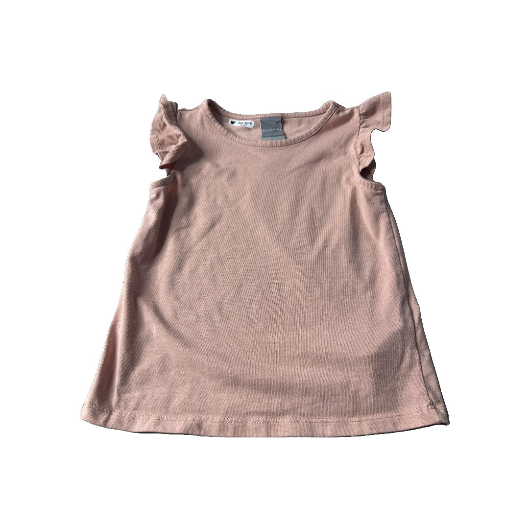 Tahari Unisex Button Down Short Sleeve Size: 2T