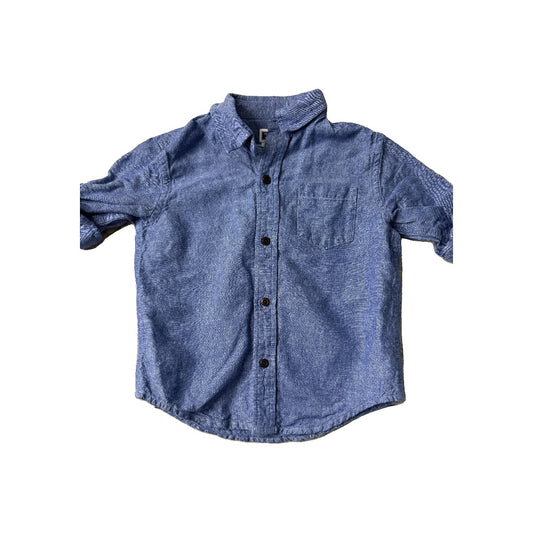Janie and Jack Unisex Button Down Short Sleeve Size: 2T