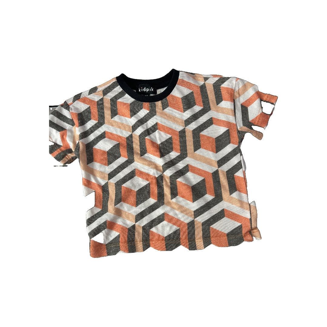 Unisex Button Down Short Sleeve Size: 2T