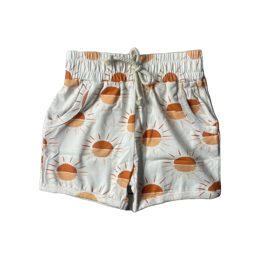 Sage and Ivory Unisex Shorts Size: 2T
