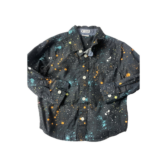 Unisex Button Down Short Sleeve Size: 2T