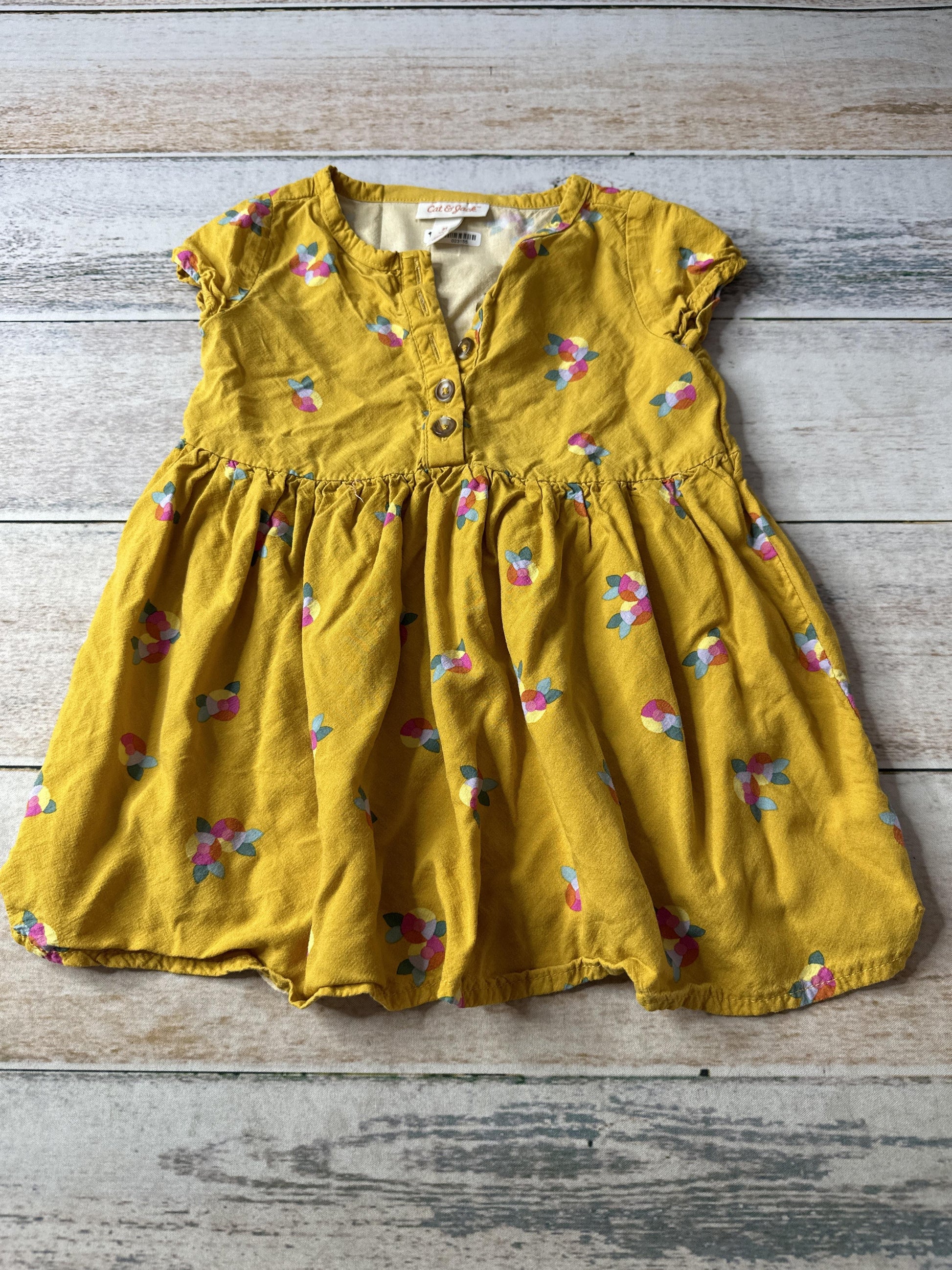 Cat & Jack Girls Dress Size: 2T