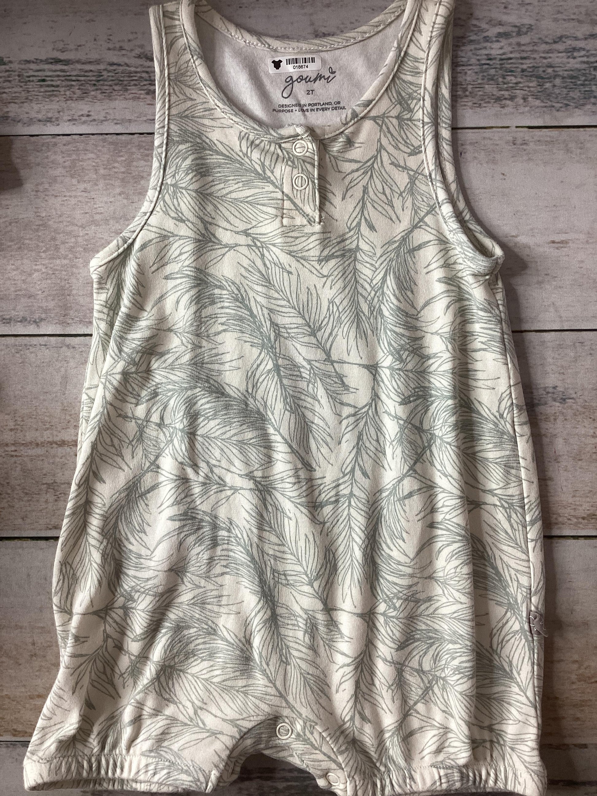 Unisex Button Down Short Sleeve Size: 2T