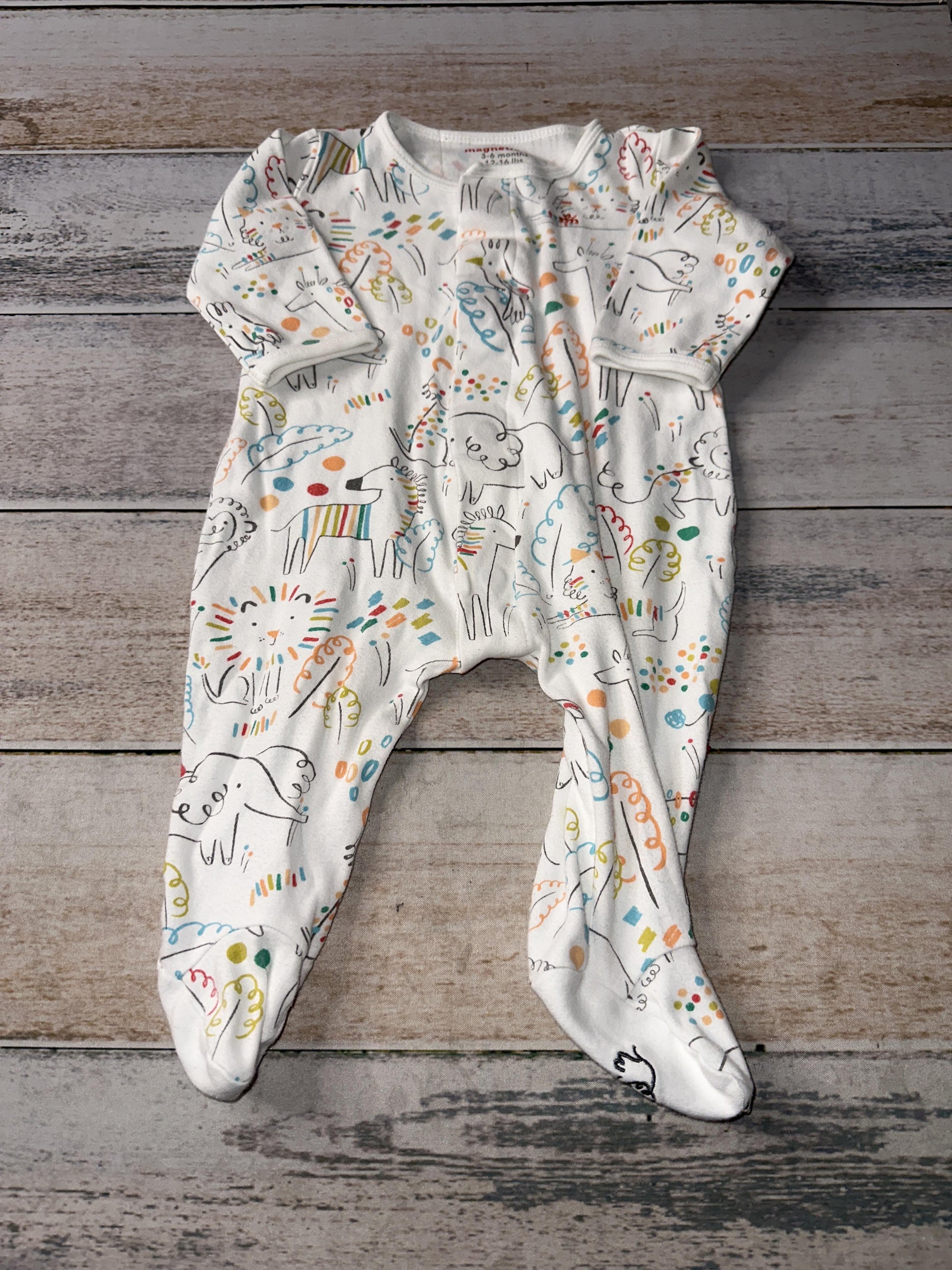 Magnetic Me Unisex Pajamas Size: 3-6 months