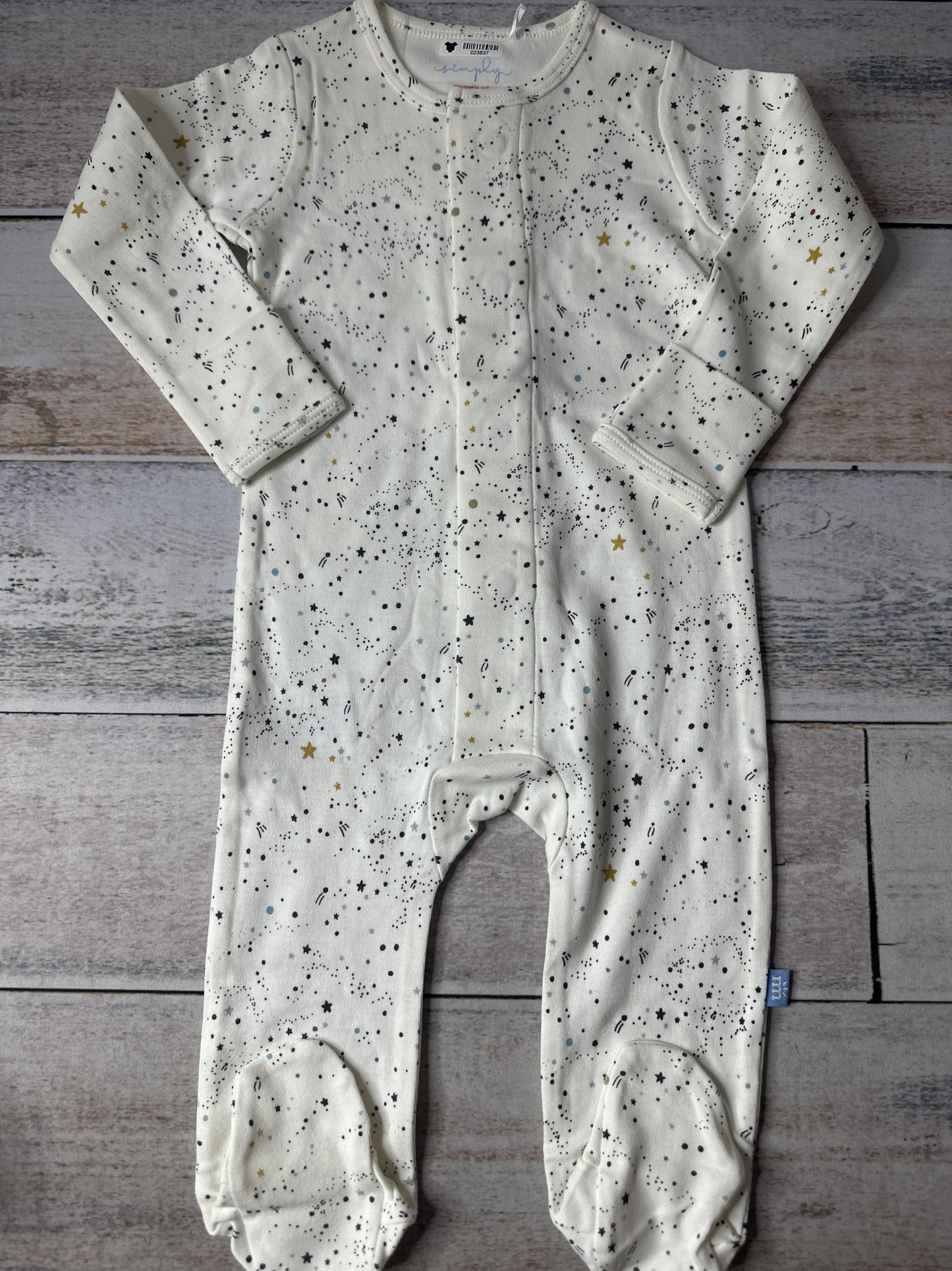Simply Magnetic Me Unisex Pajamas Size: 3-6 months
