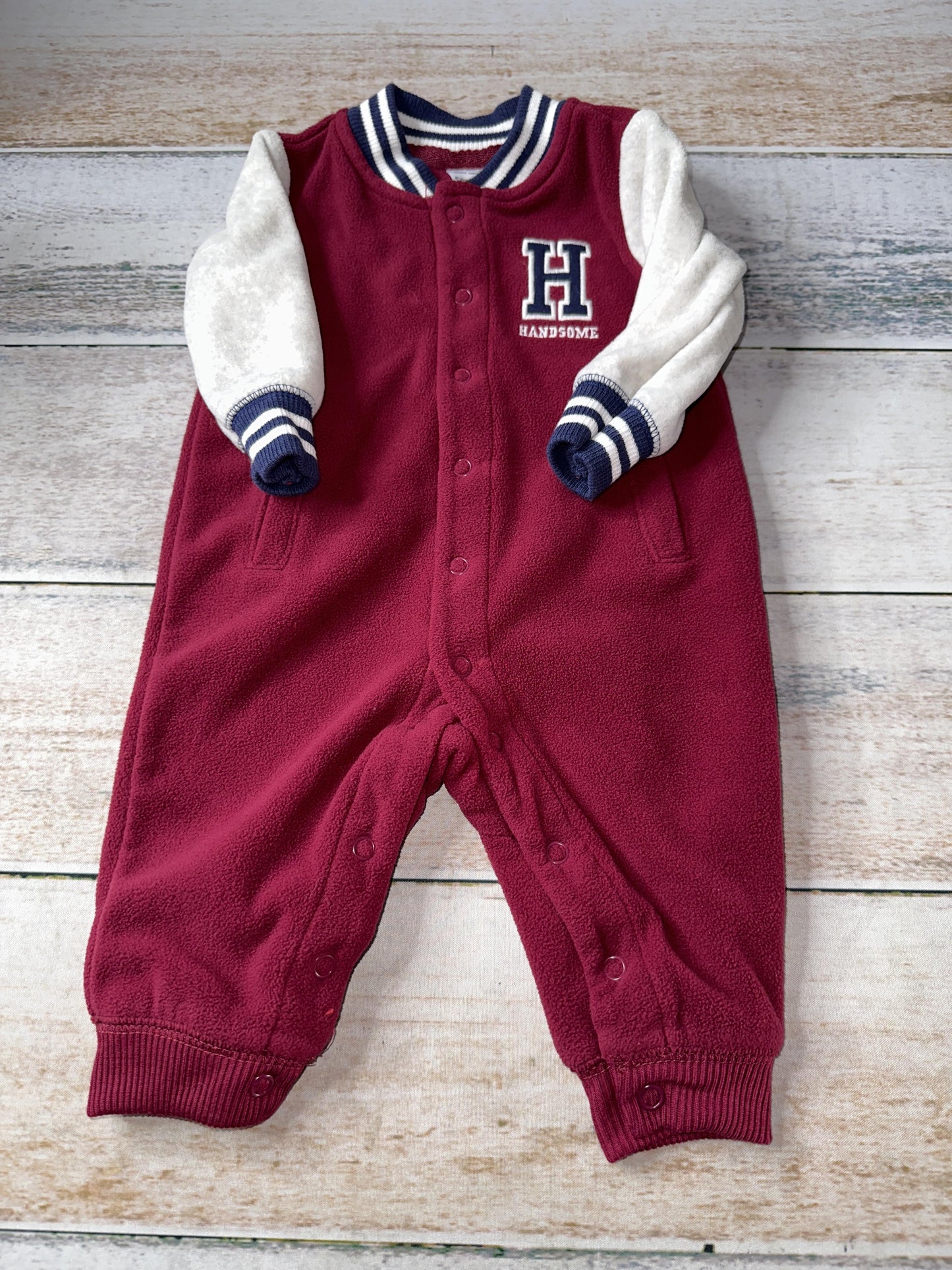 Carters Boys Long Sleeve Outfit Size: 3 months