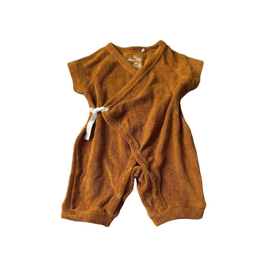 Oliver & Rain Unisex Romper Size: 3 months