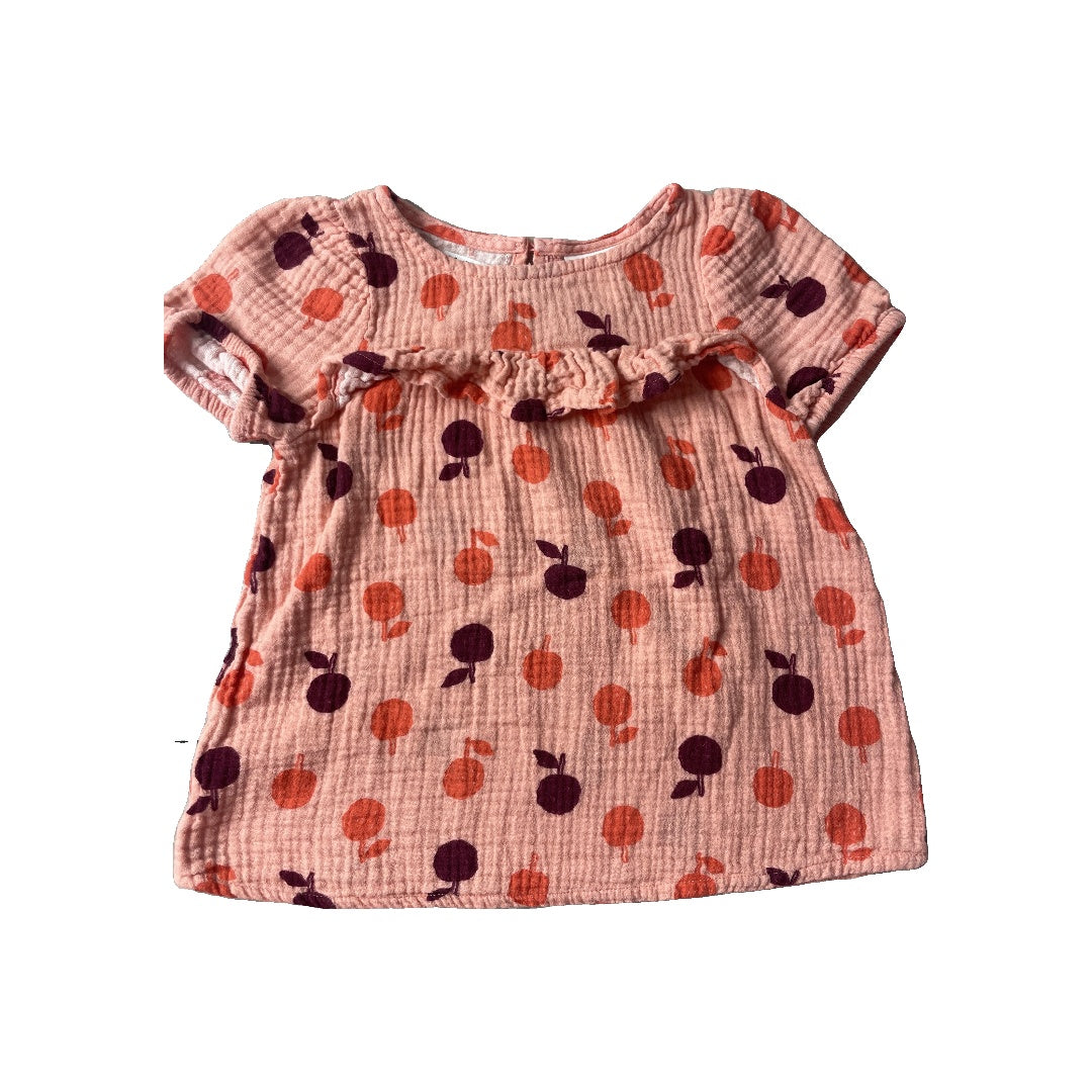 Unisex Button Down Short Sleeve Size: 3T