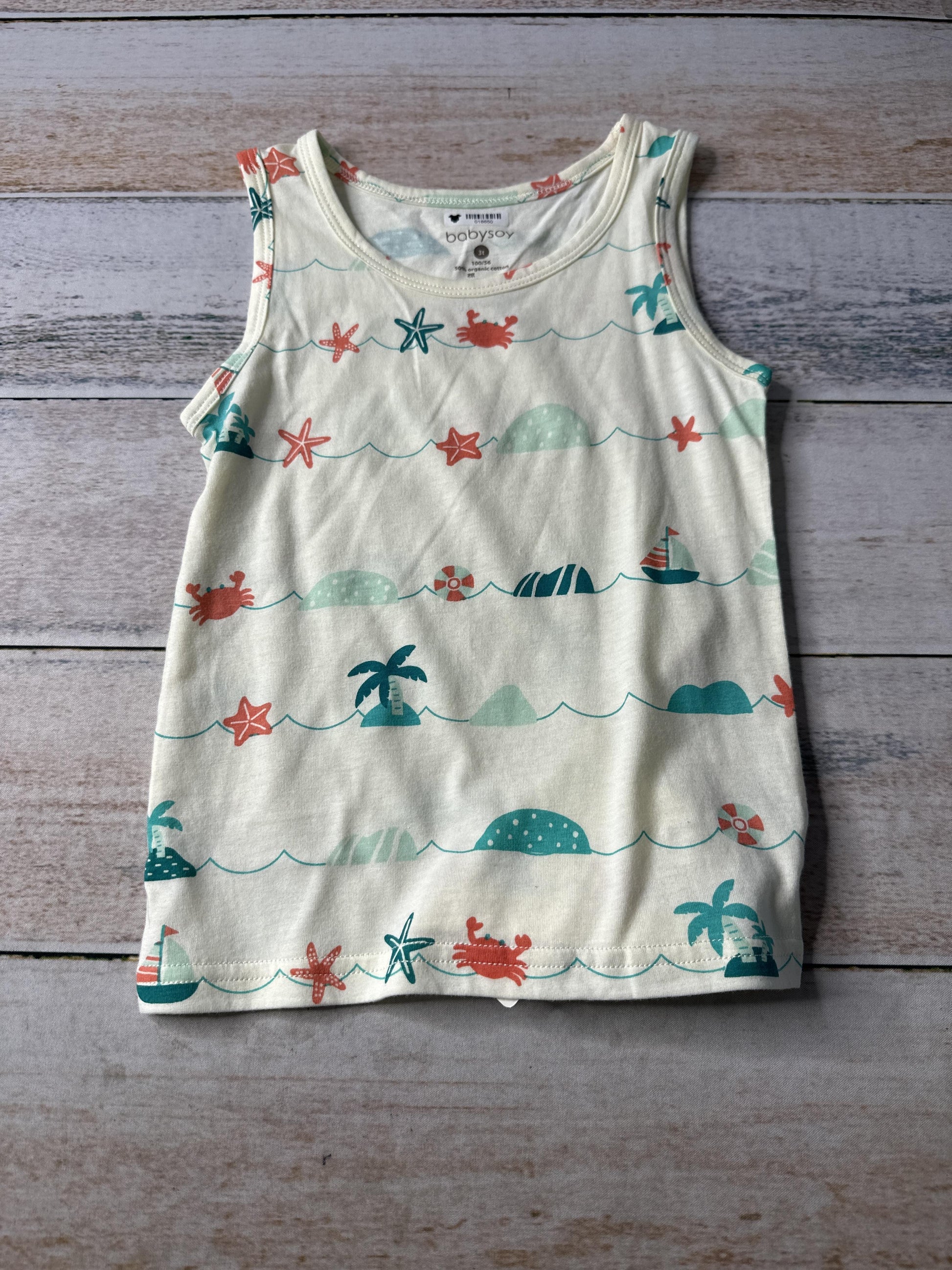 Babysoy Unisex Tank Top Size: 3T