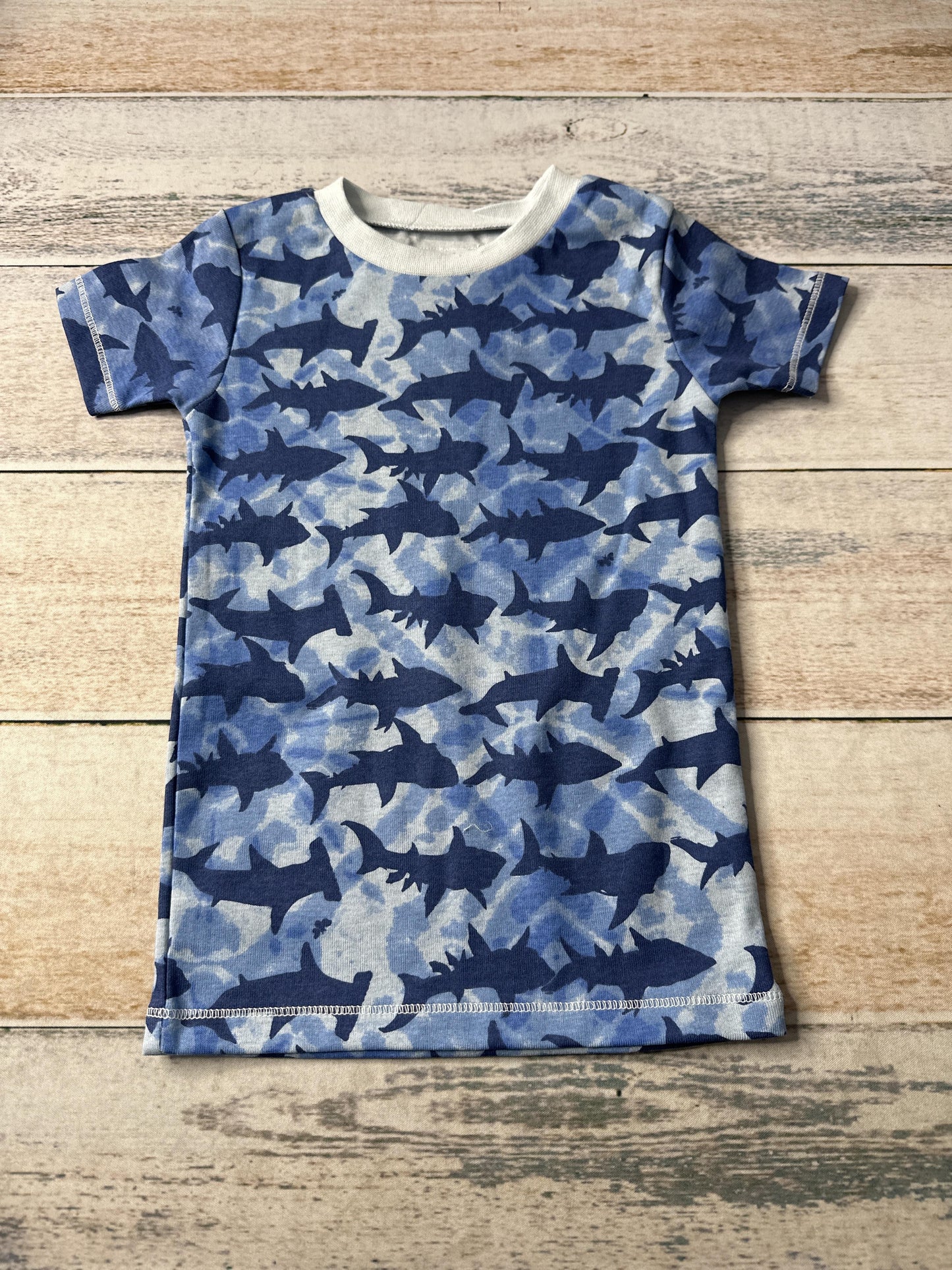 Unisex Button Down Short Sleeve Size: 3T