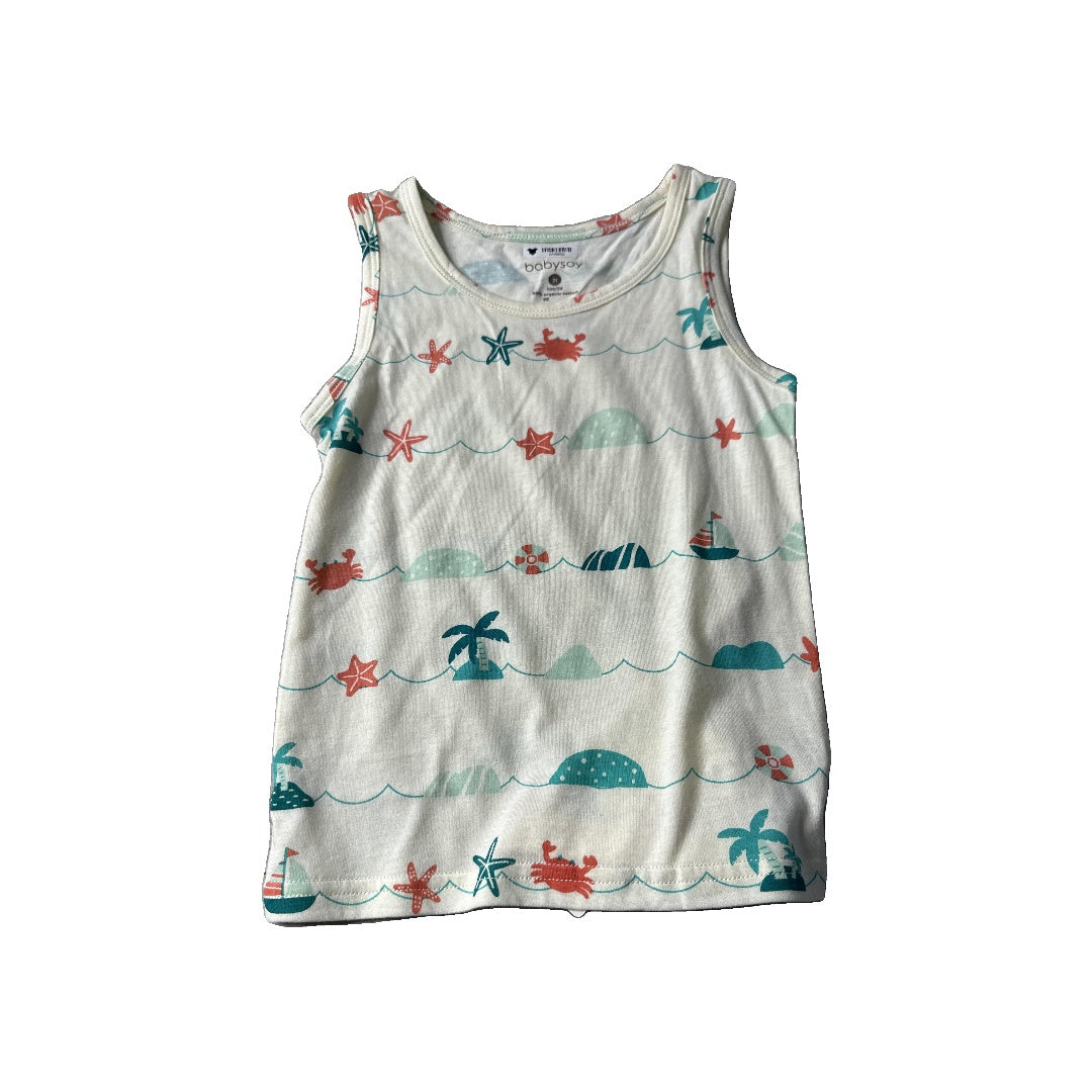 Babysoy Unisex Tank Top Size: 3T