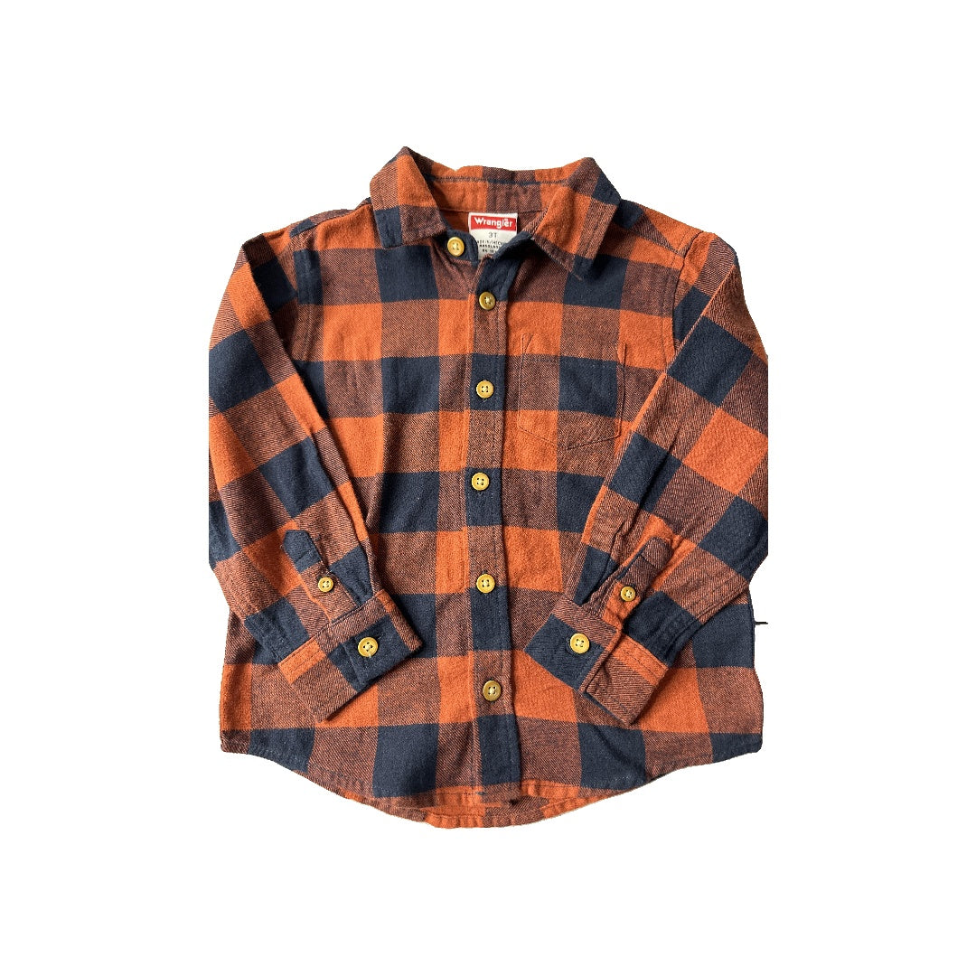 Unisex Button Down Short Sleeve Size: 3T