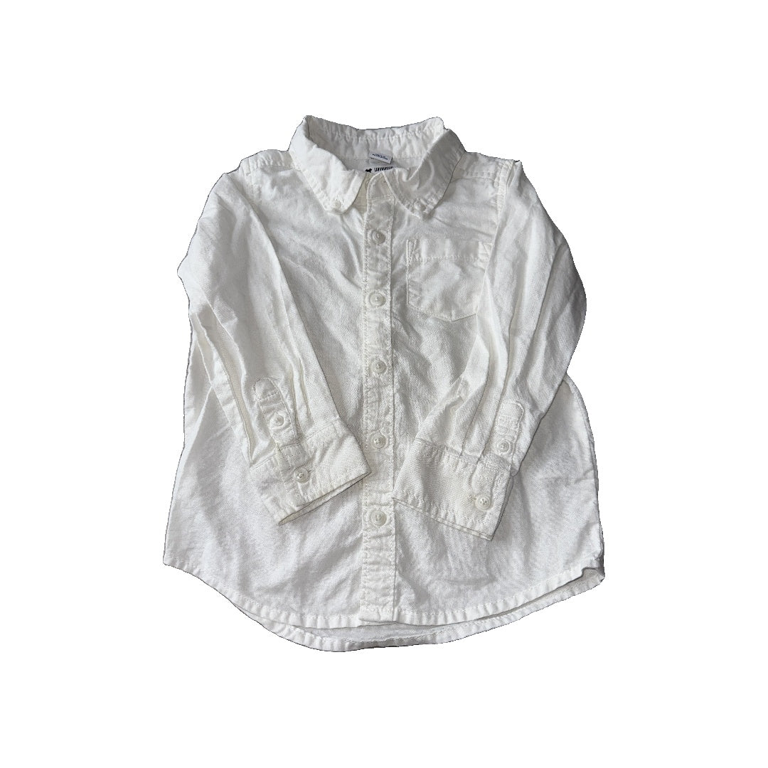 Old Navy Unisex Button Down Short Sleeve Size: 3T