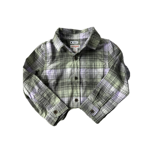Unisex Button Down Short Sleeve Size: 3T