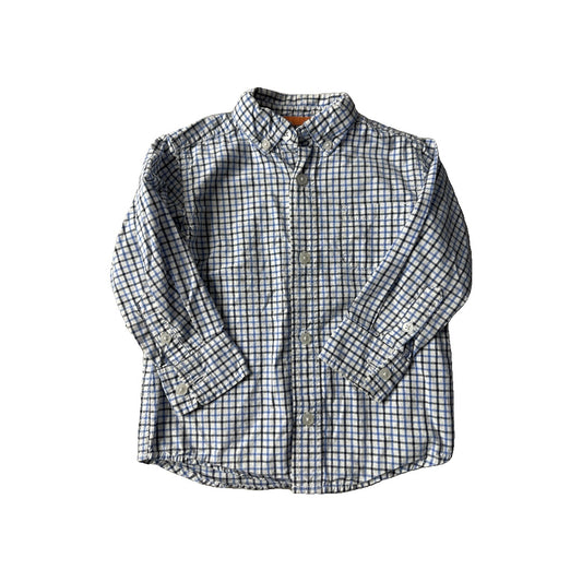 Carters Unisex Button Down Short Sleeve Size: 3T