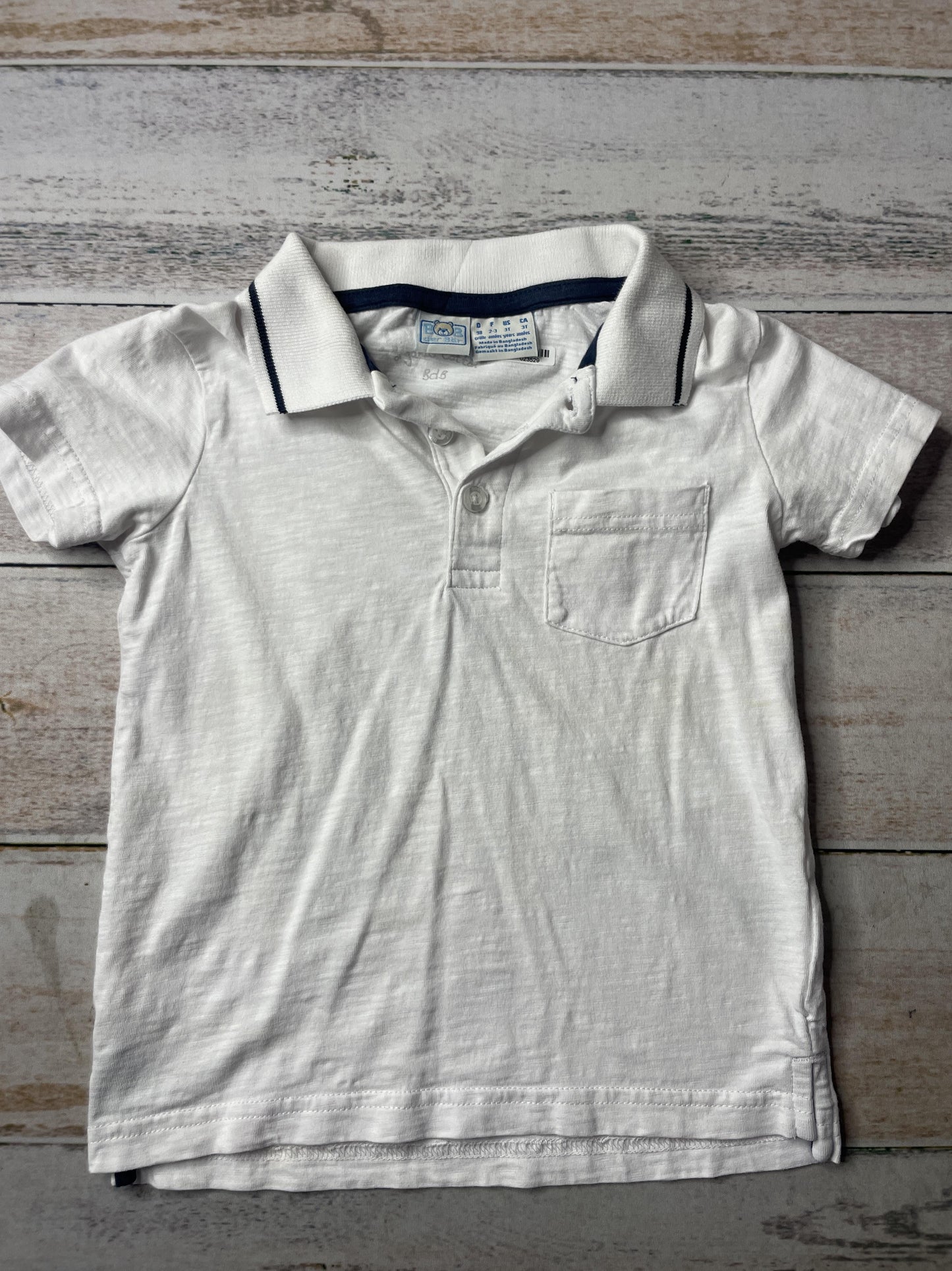 Unisex Polo Shirt Size: 3T
