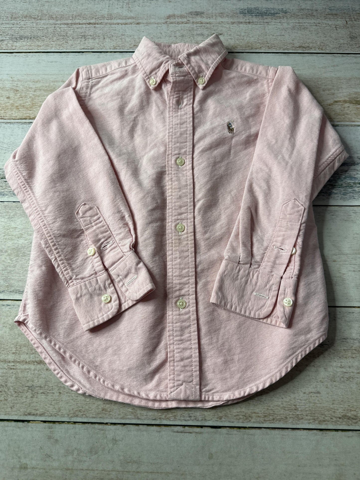 Ralph Lauren Unisex Button Down Short Sleeve Size: 3T