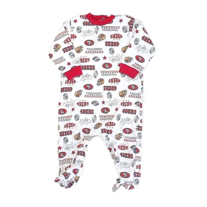 Gerber Boys 49ers 1-piece footed Pajamas Size: 3-6 Months 49ers