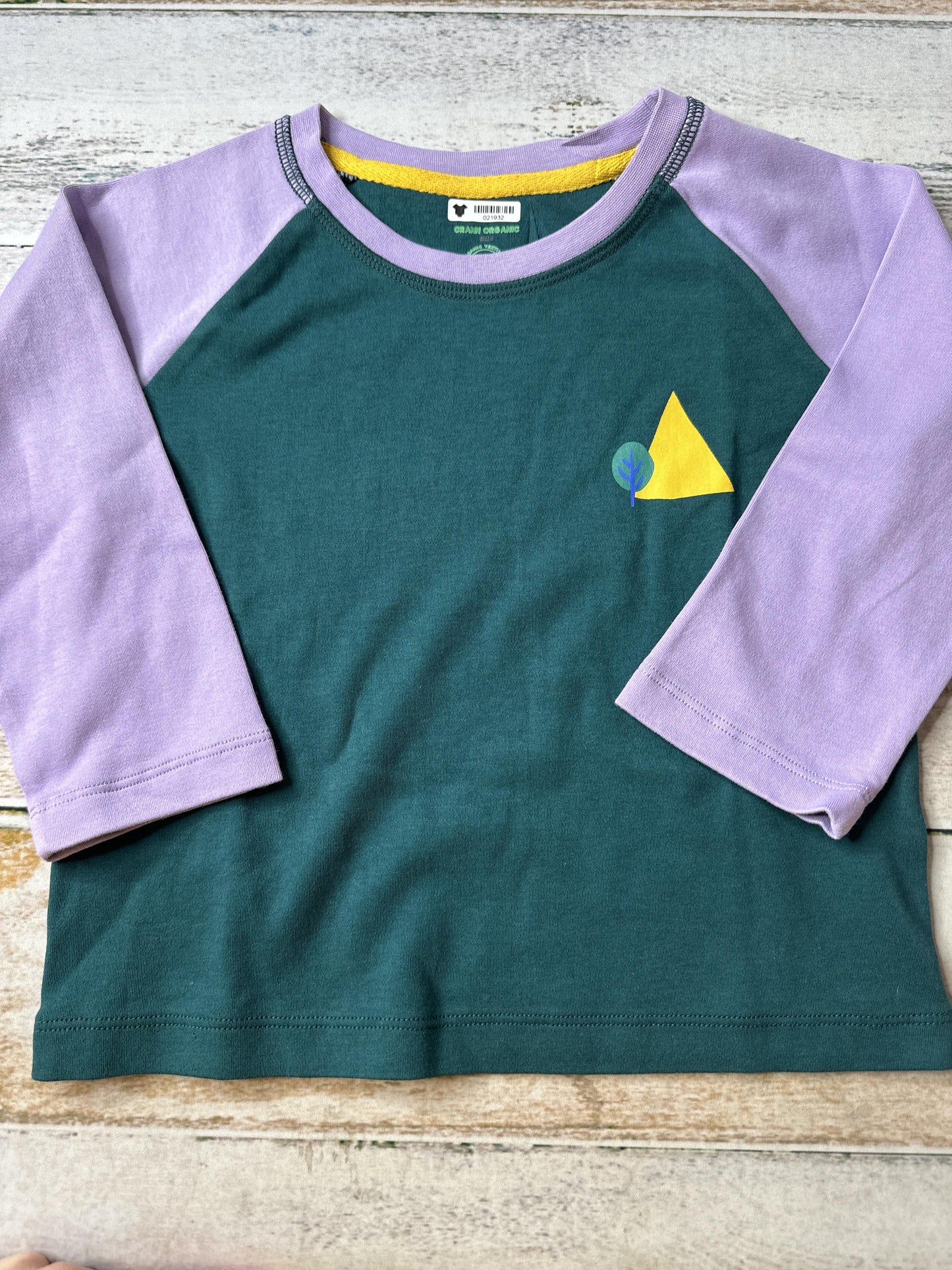 Crann Organic Unisex Long Sleeve T-Shirt Size: 4T
