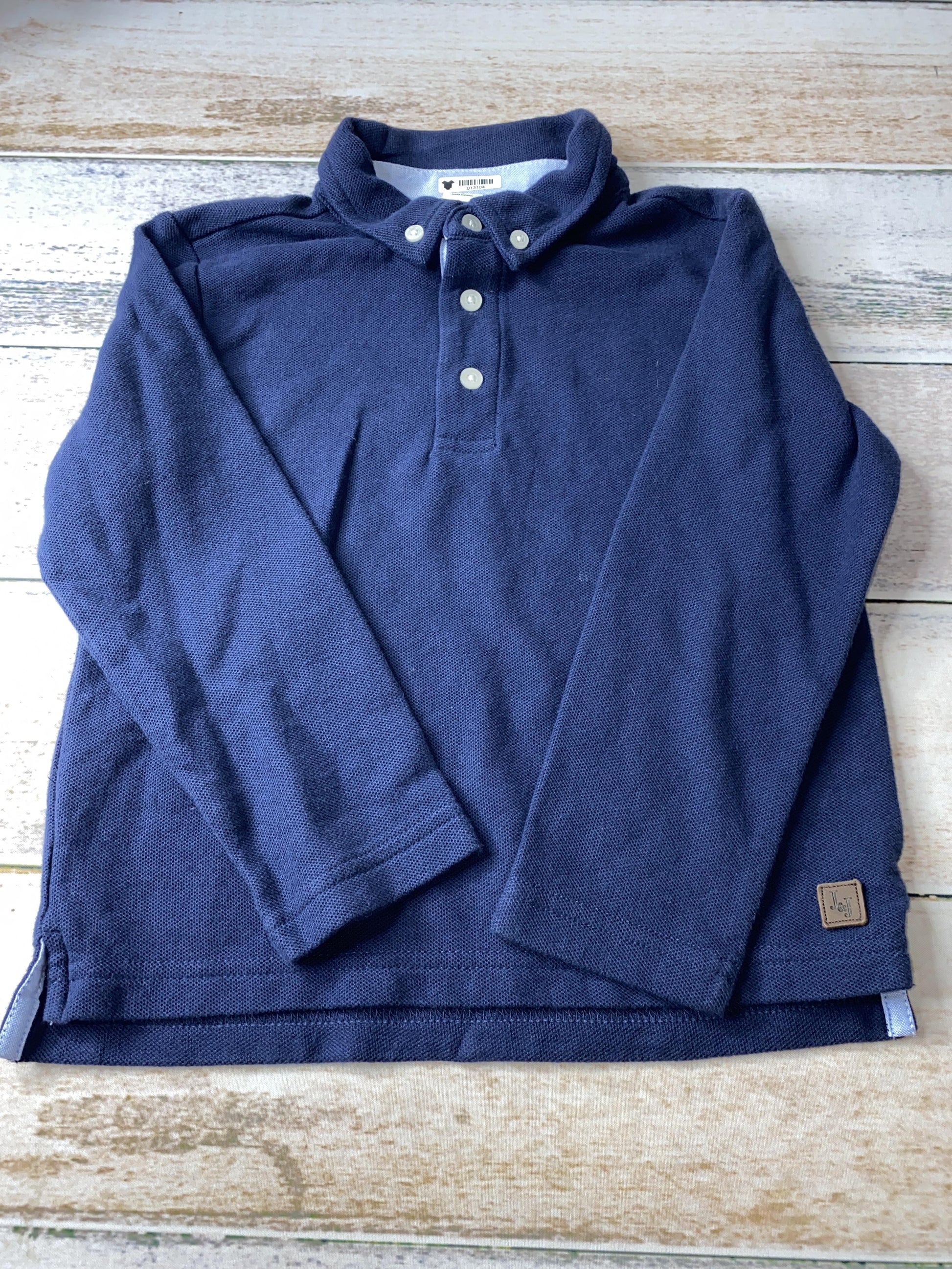 Janie and Jack Boys Long Sleeve Shirt Size: 4T