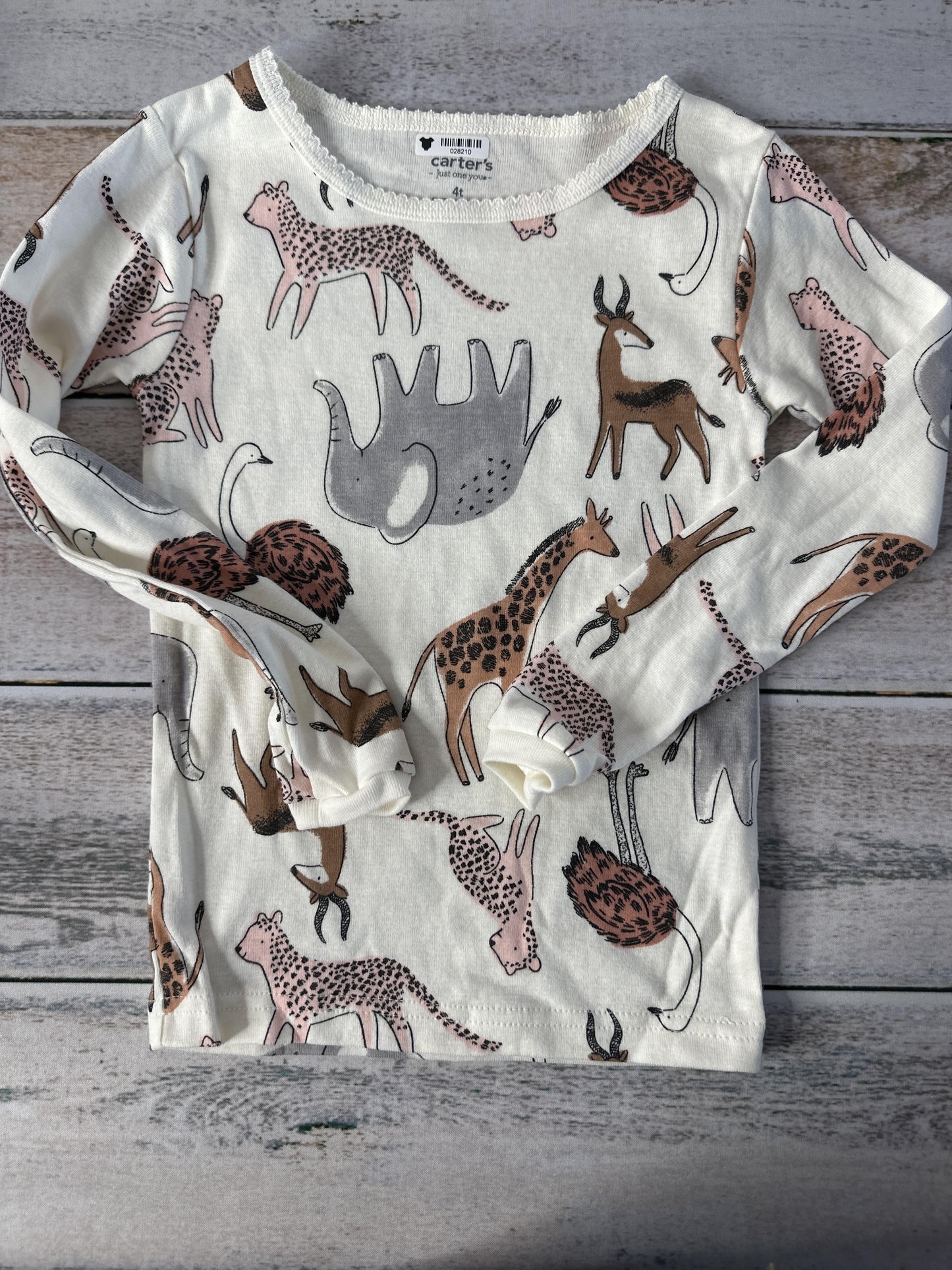 Unisex Pajamas Size: 4T