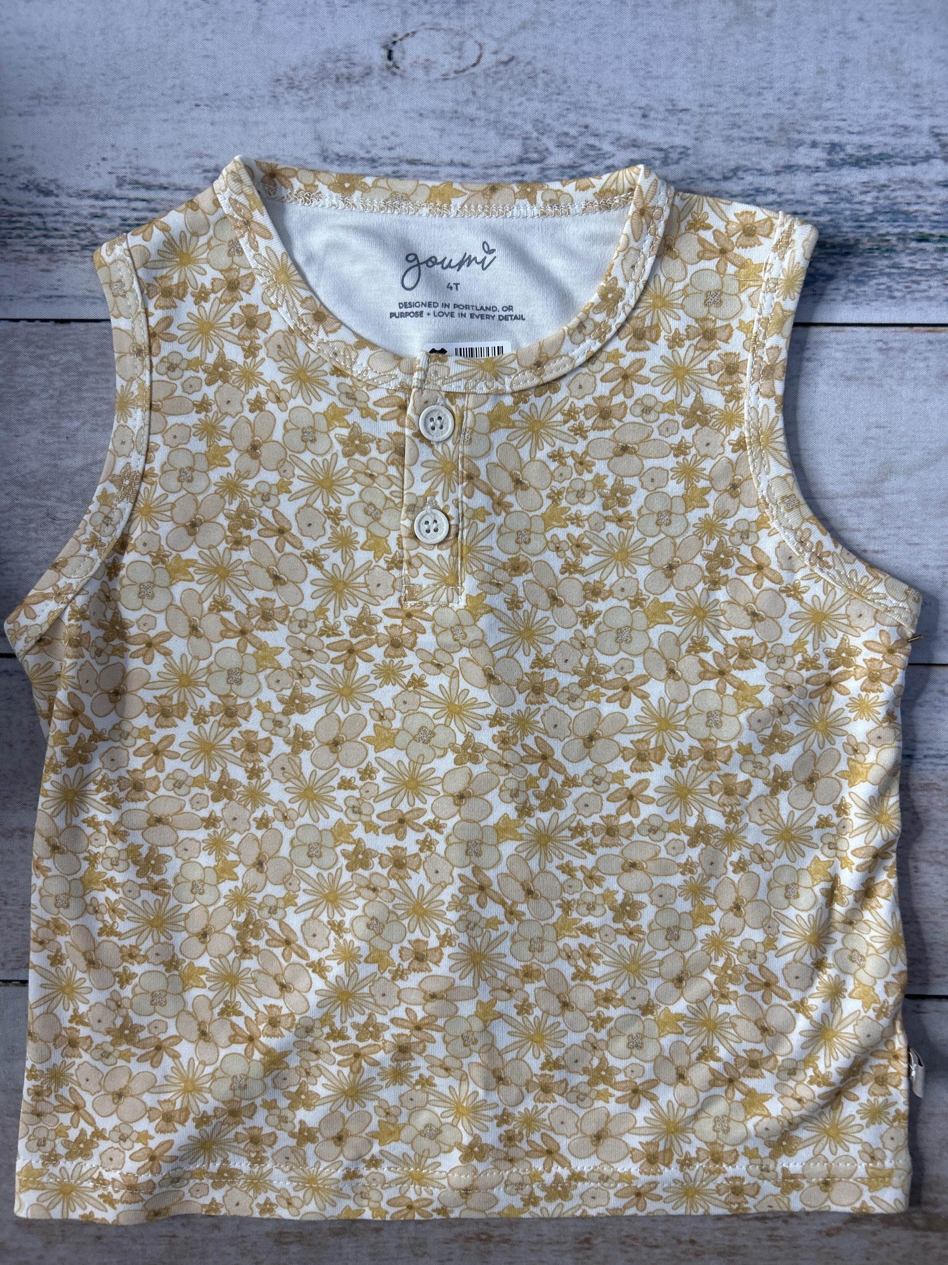 Unisex Tank Top Size: 4T