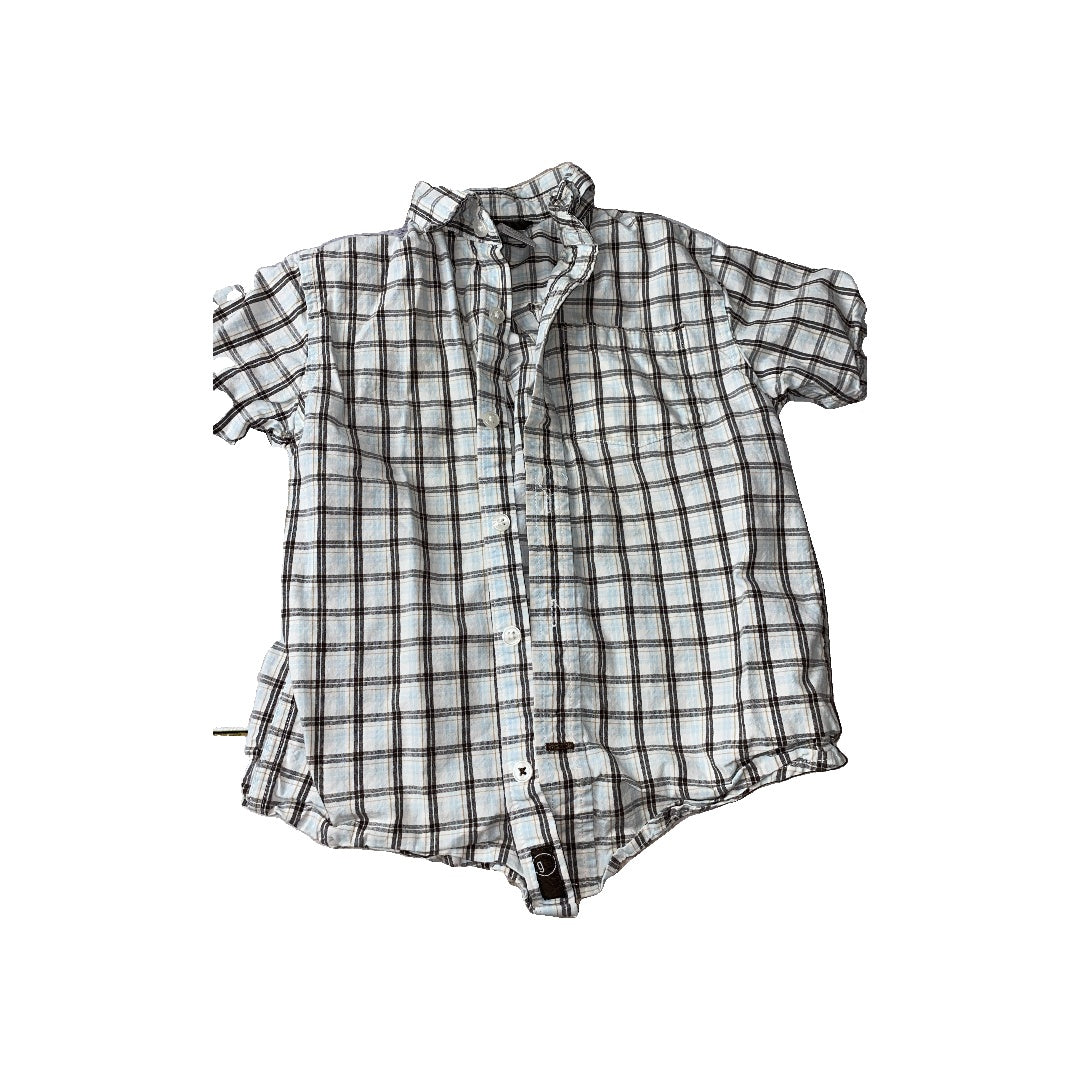Gymboree Boys Button Down Short Sleeve Size: 4T