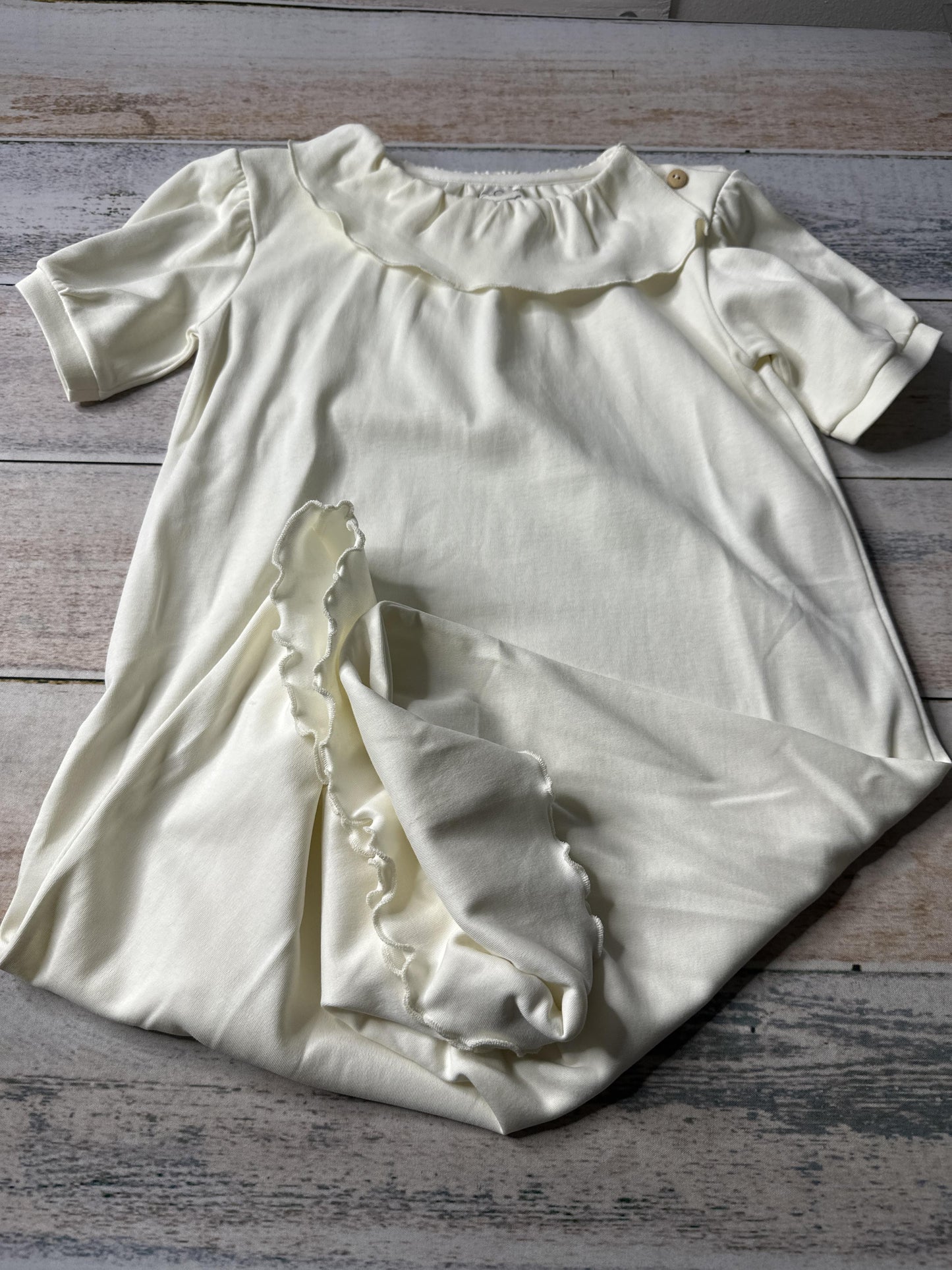 Unisex Button Down Short Sleeve Size: 5T