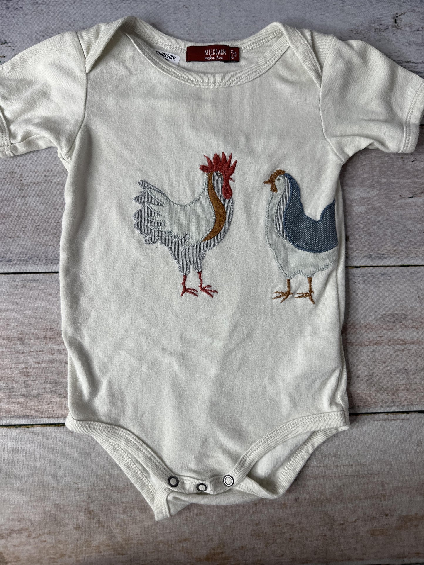 Milkbarn Unisex Onesie Size: 6-12 months