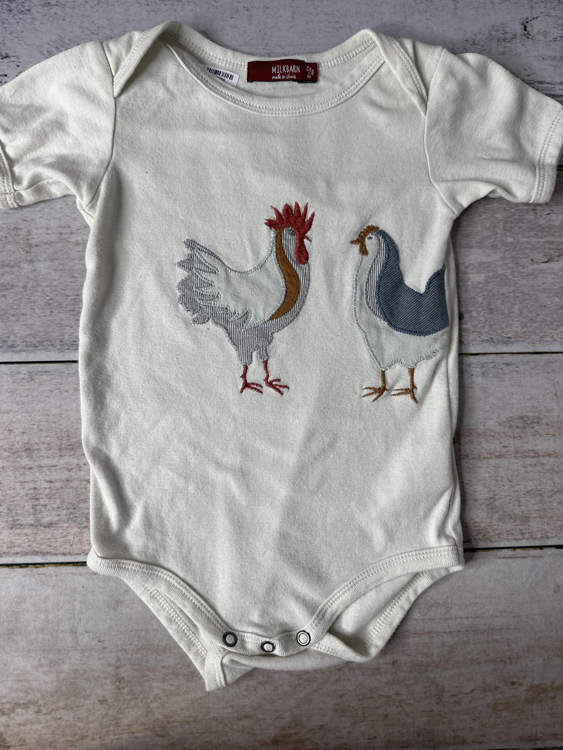Milkbarn Unisex Onesie Size: 6-12 months
