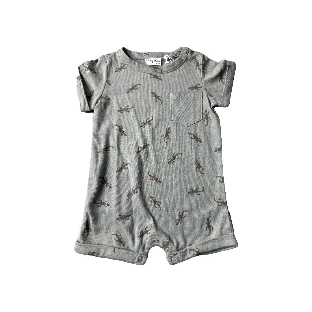 City Mouse Unisex Romper Size: 6-12 months