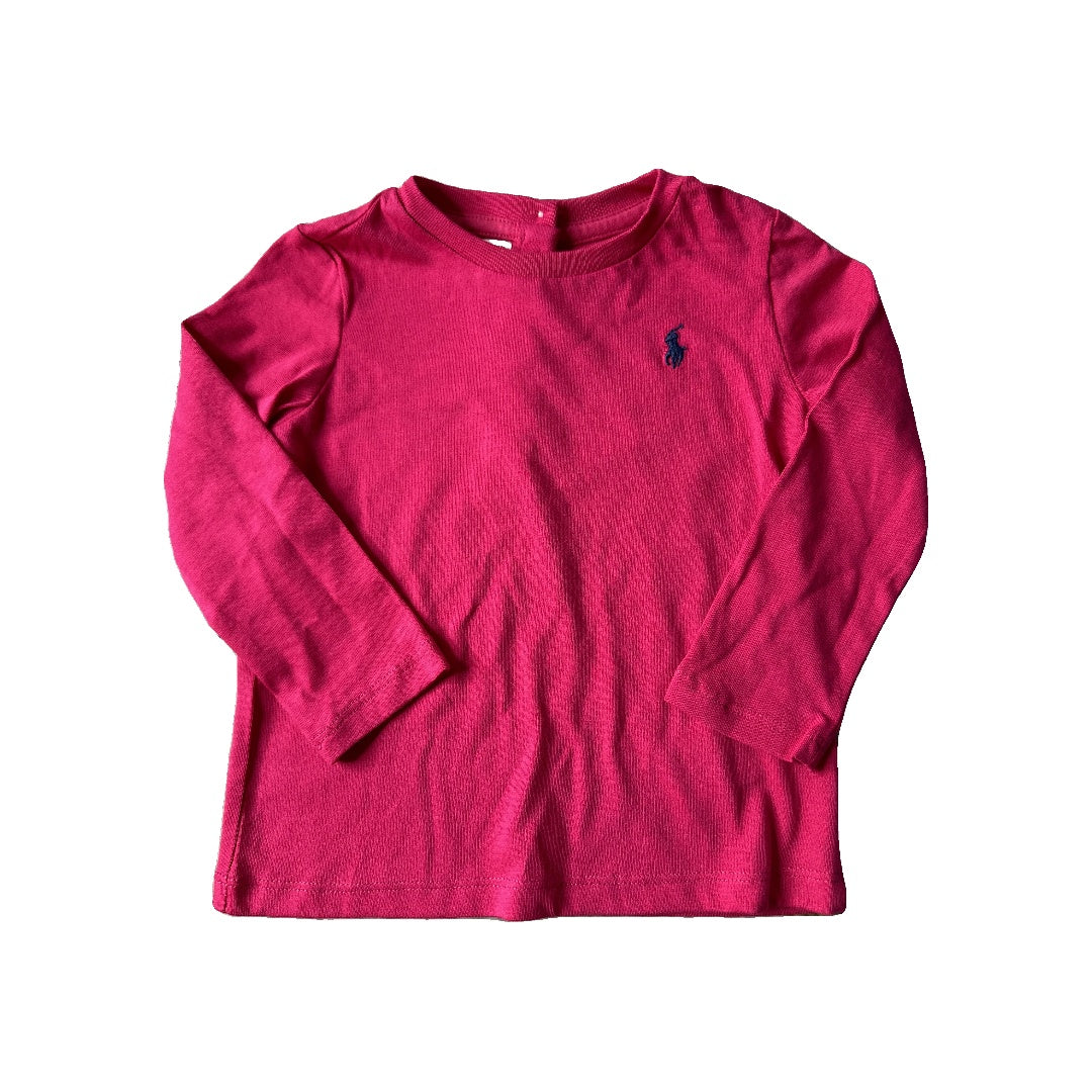 Ralph Lauren Girls Long Sleeve T-Shirt Size: 6-12 months