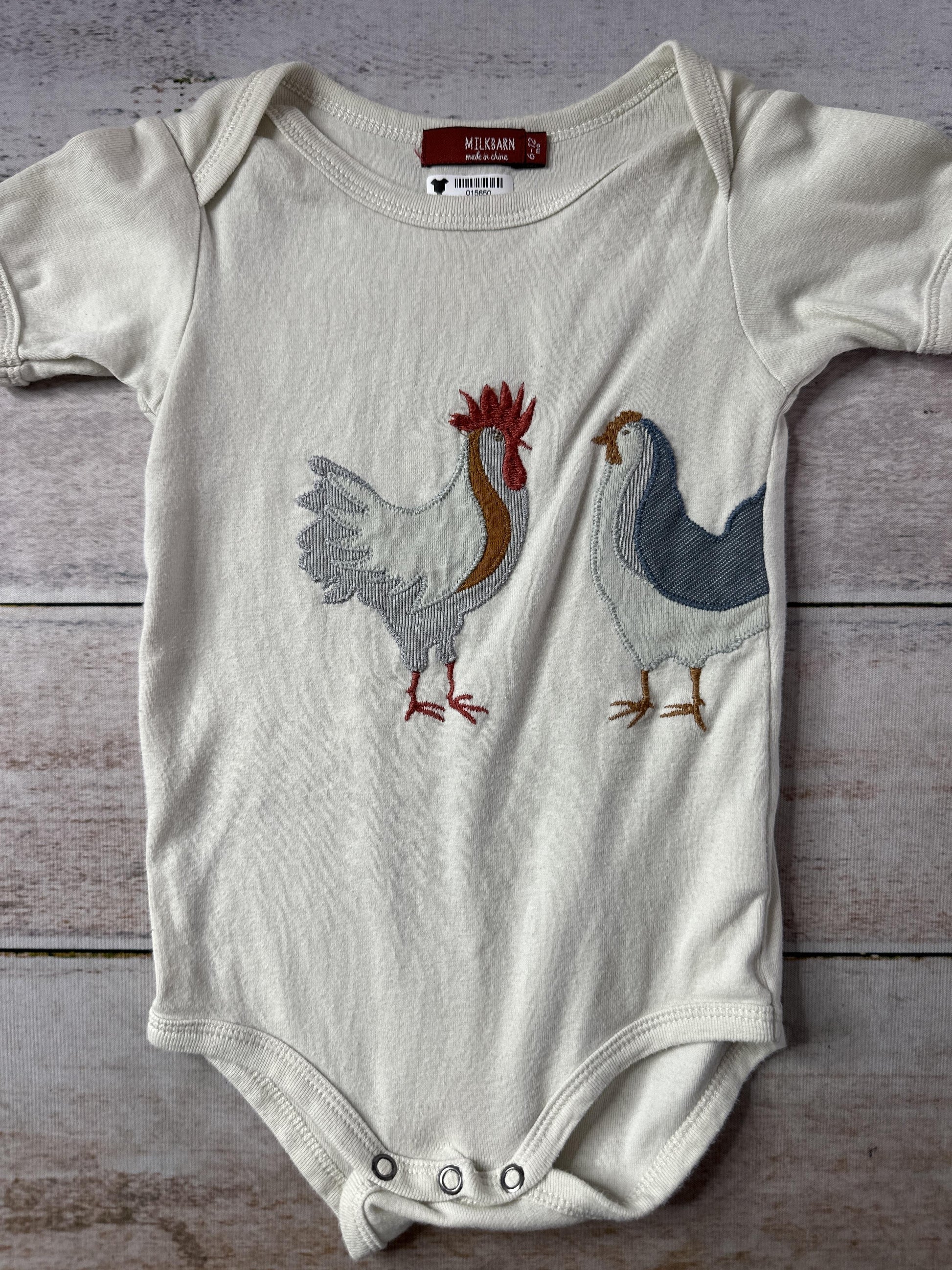 Milkbarn Unisex Onesie Size: 6-12 months