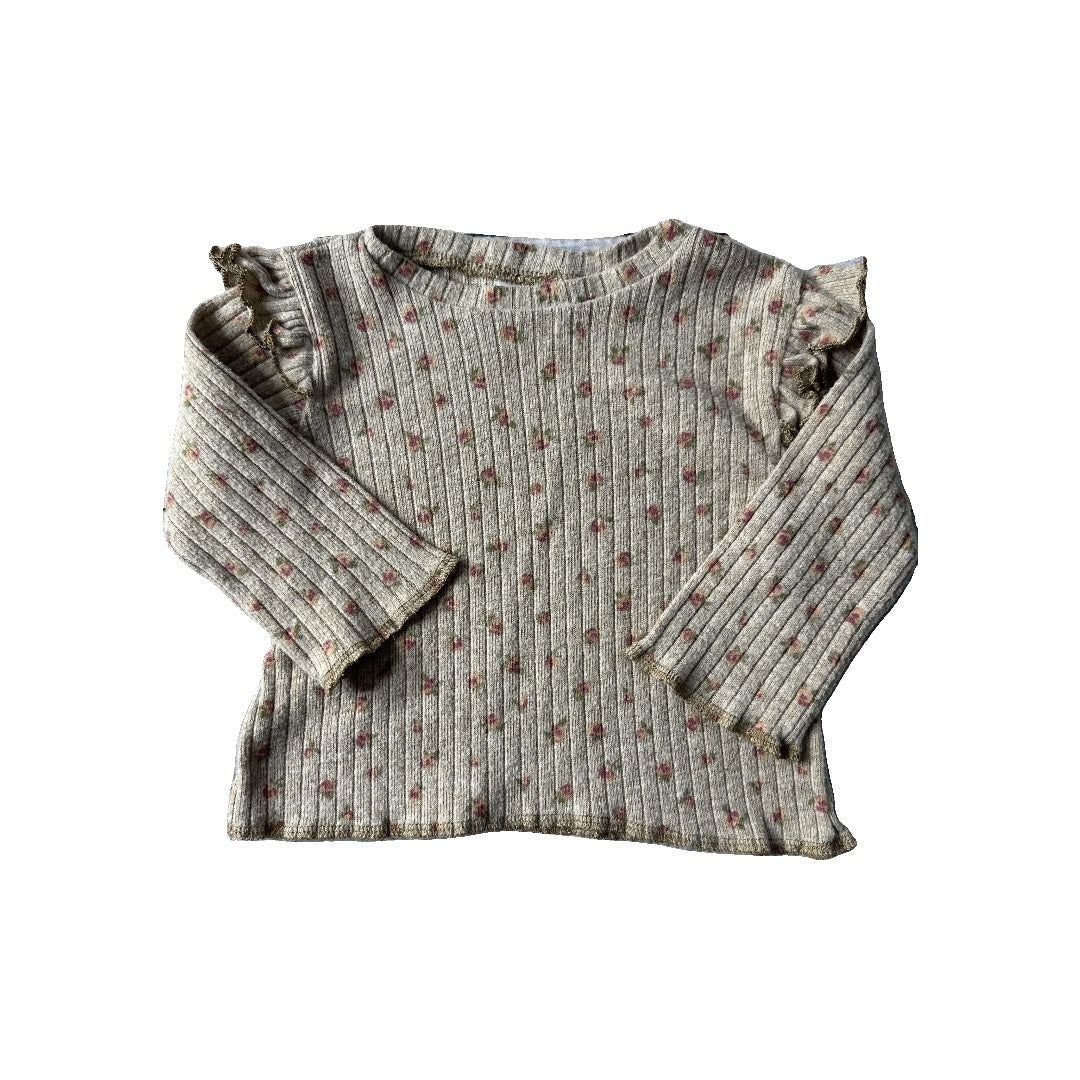 Zara Unisex Long Sleeve T-Shirt Size: 6-9 months