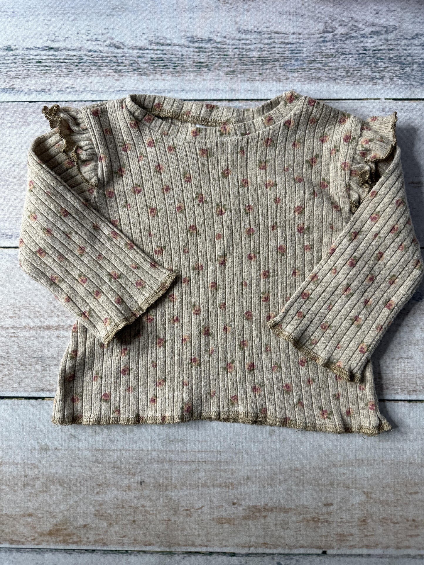 Zara Unisex Long Sleeve T-Shirt Size: 6-9 months
