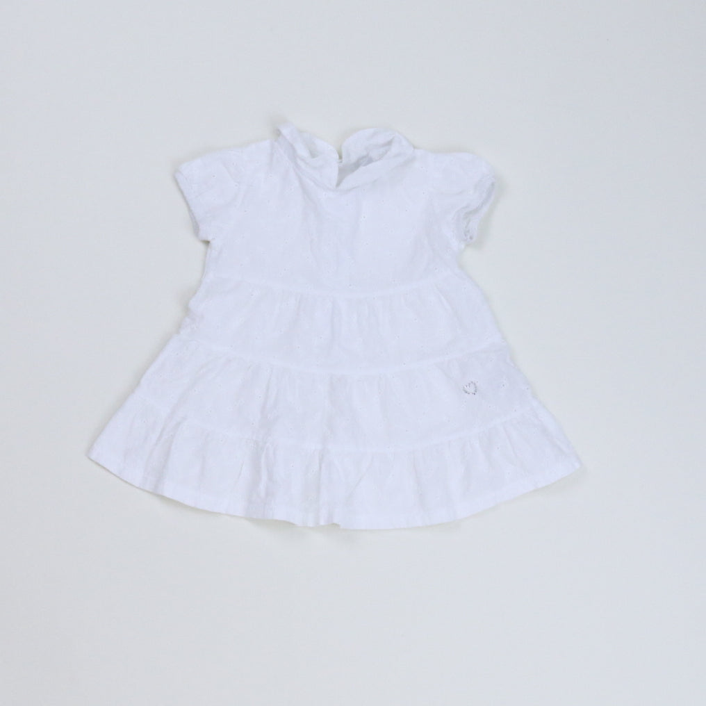 Ellepi Girls White Dress Size: 6 Months White